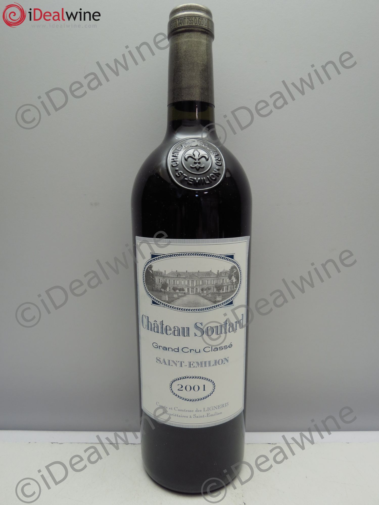 Château Soutard Grand Cru Classé 2001 - Lot de 1 bouteille - 0