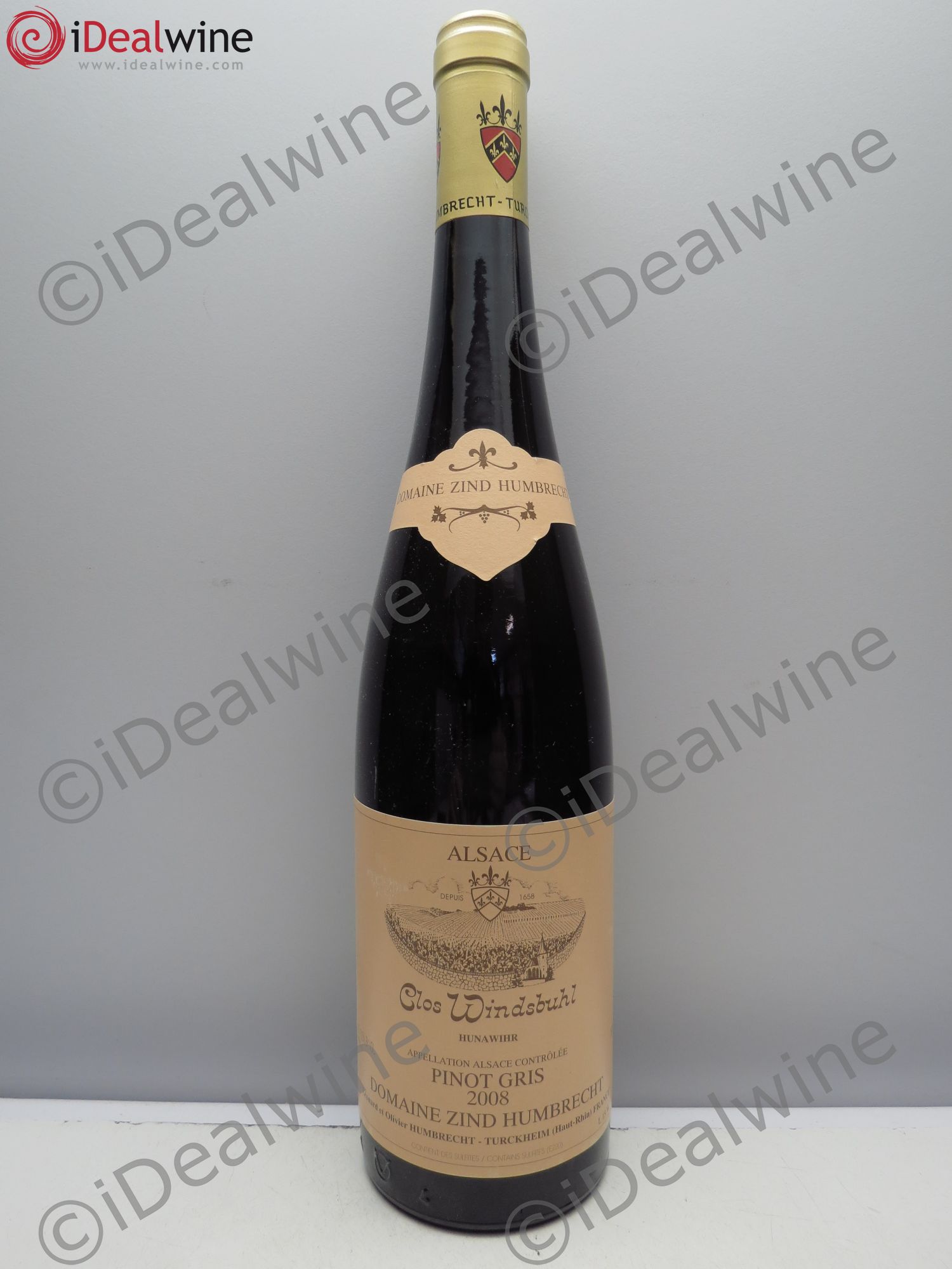 Pinot Gris Clos Windsbuhl Zind Humbrecht 2008 - Posten von 1 Flasche - 0