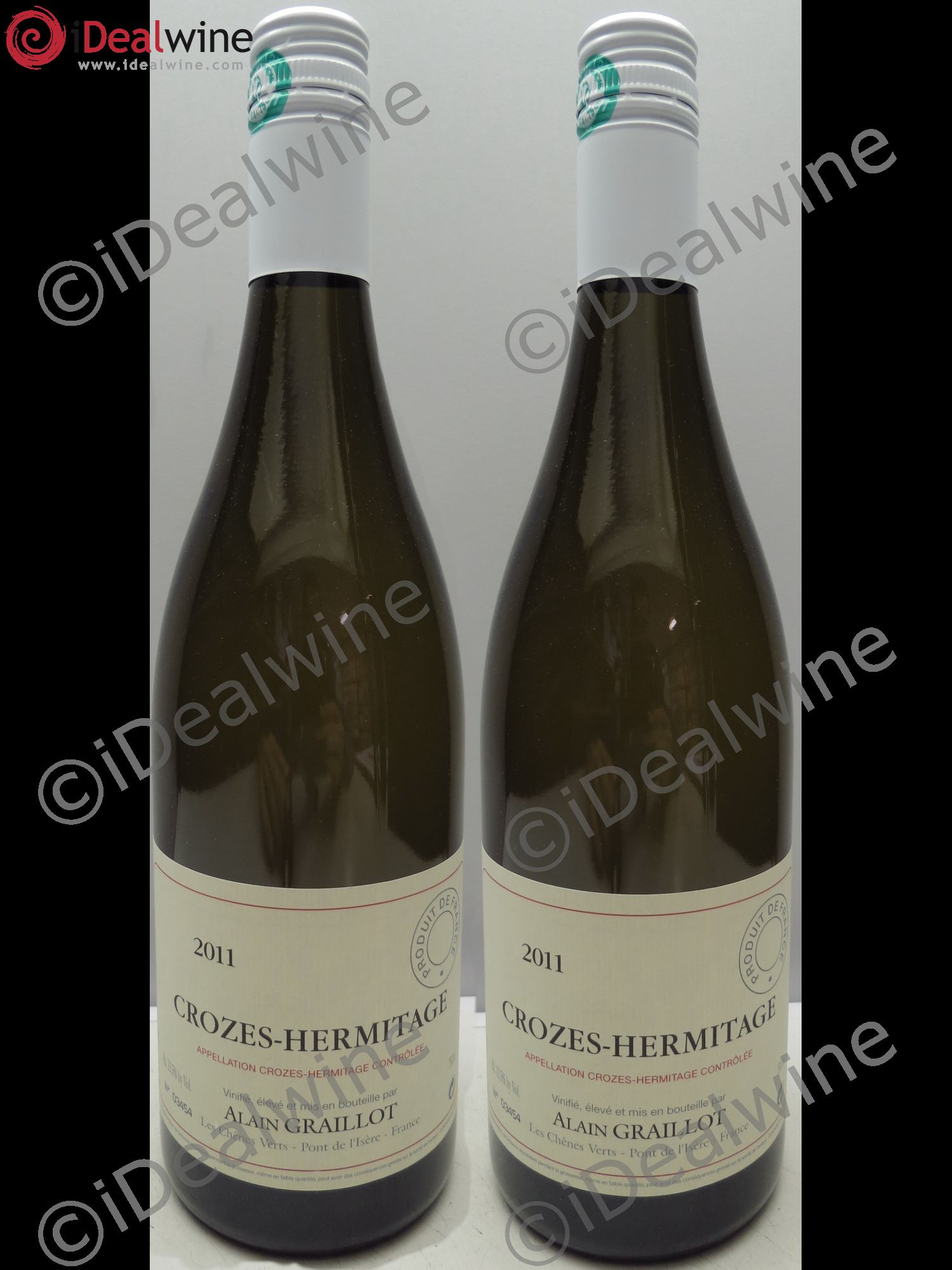 Crozes-Hermitage Alain Graillot 2011 - Posten von 2 Flaschen - 0