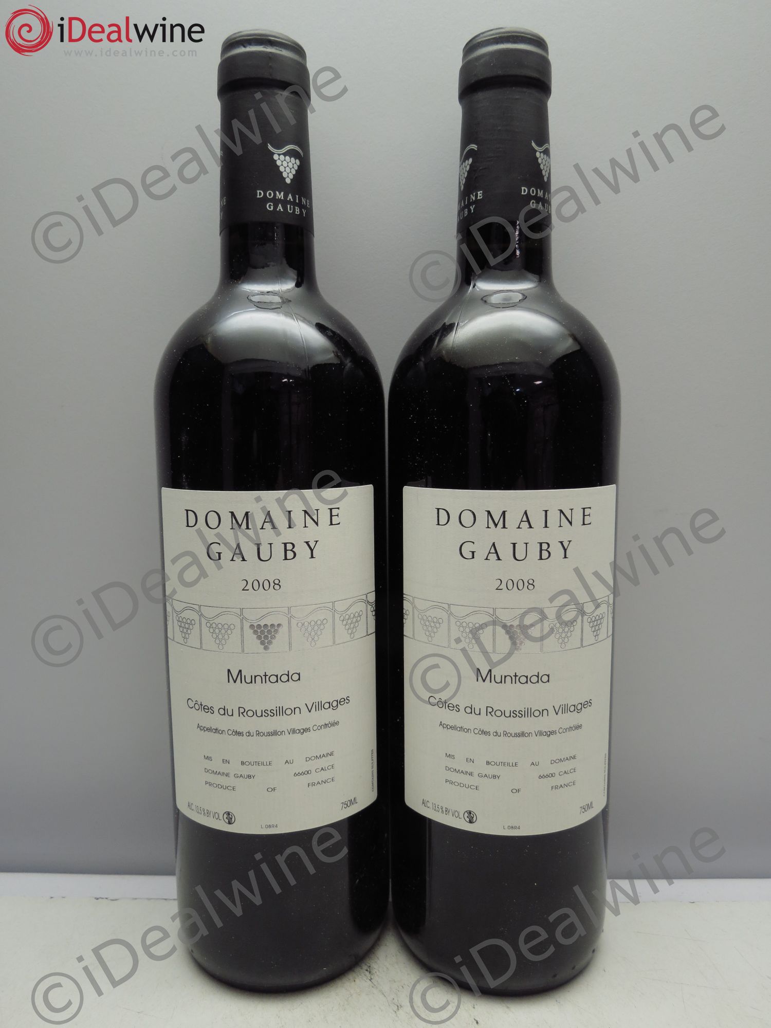 Côtes Catalanes (anciennement Côtes du Roussillon Villages) La Muntada Gauby (Domaine) 2008 - Lot de 2 bouteilles - 0