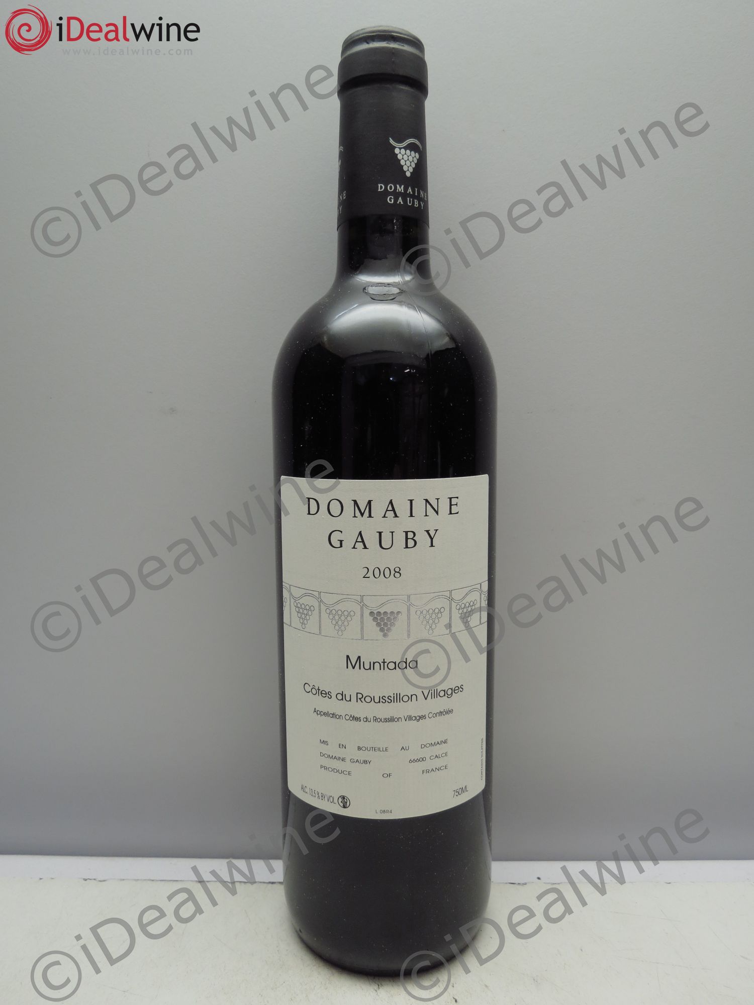 Côtes Catalanes (anciennement Côtes du Roussillon Villages) La Muntada Gauby (Domaine) 2008 - Lot de 1 bouteille - 0