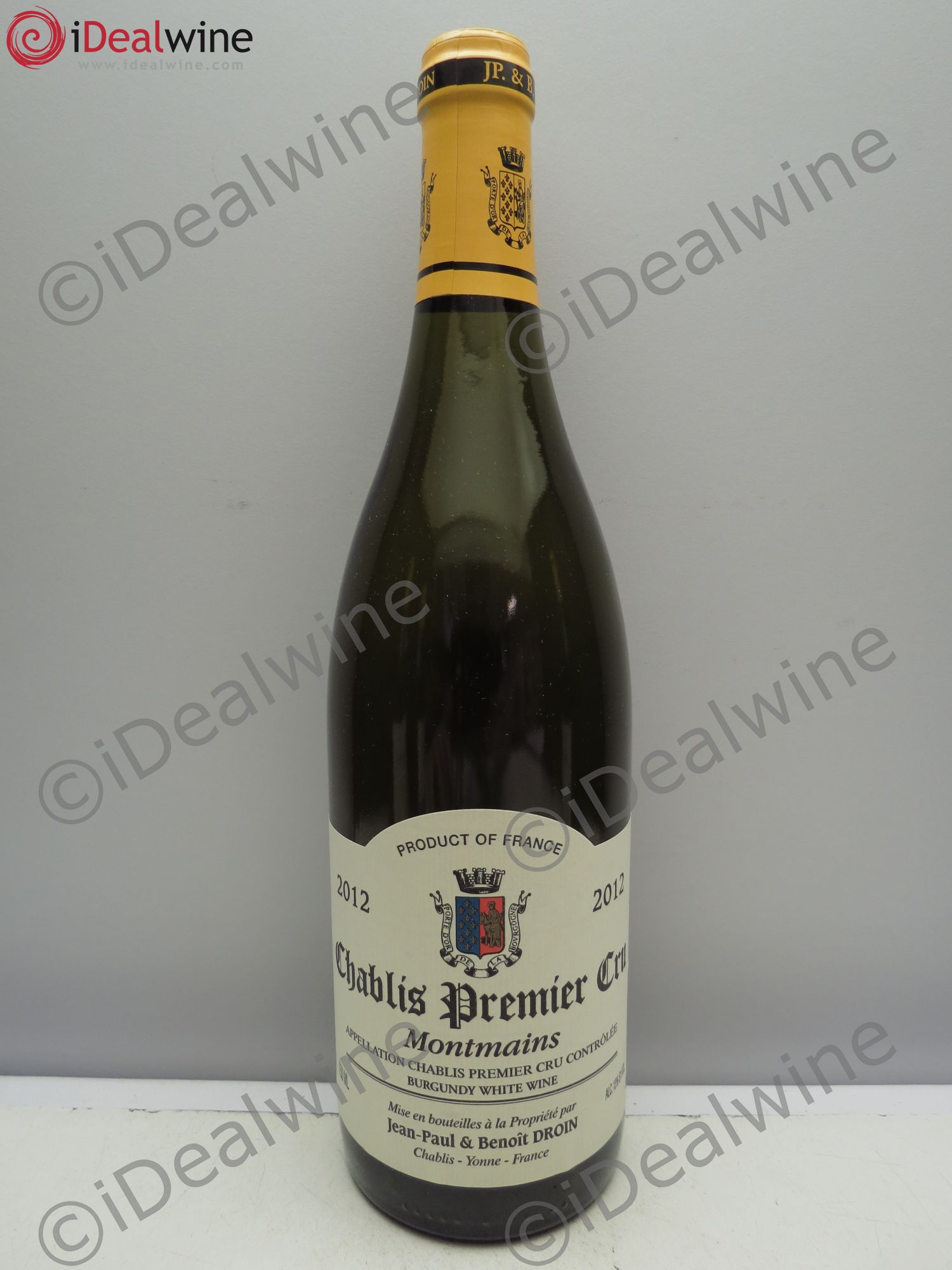 Chablis 1er Cru Montmains Jp. & B. Droin 2012 - Posten von 1 Flasche - 0