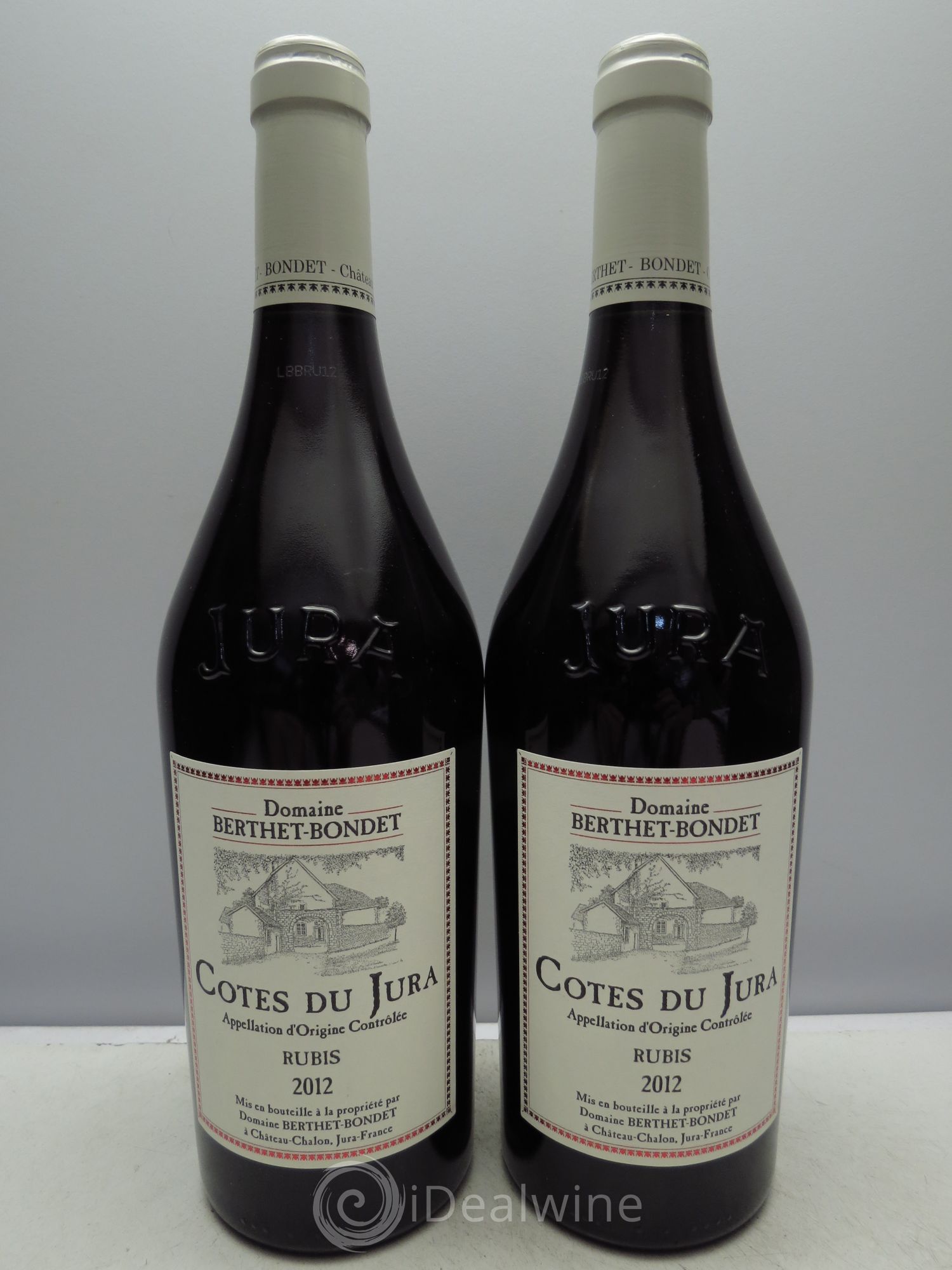 Côtes du Jura Rubis Berthet-Bondet Rubis 2012 - Lot de 2 bouteilles - 0
