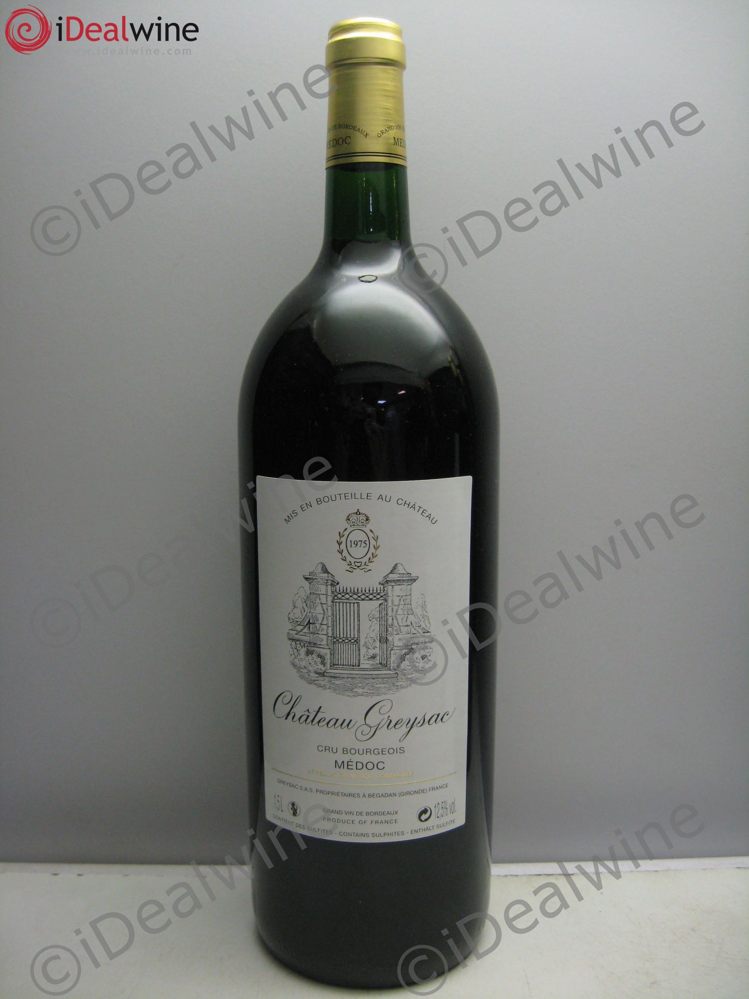 Château Greysac Cru Bourgeois 1975 - Lot de 1 magnum - 0