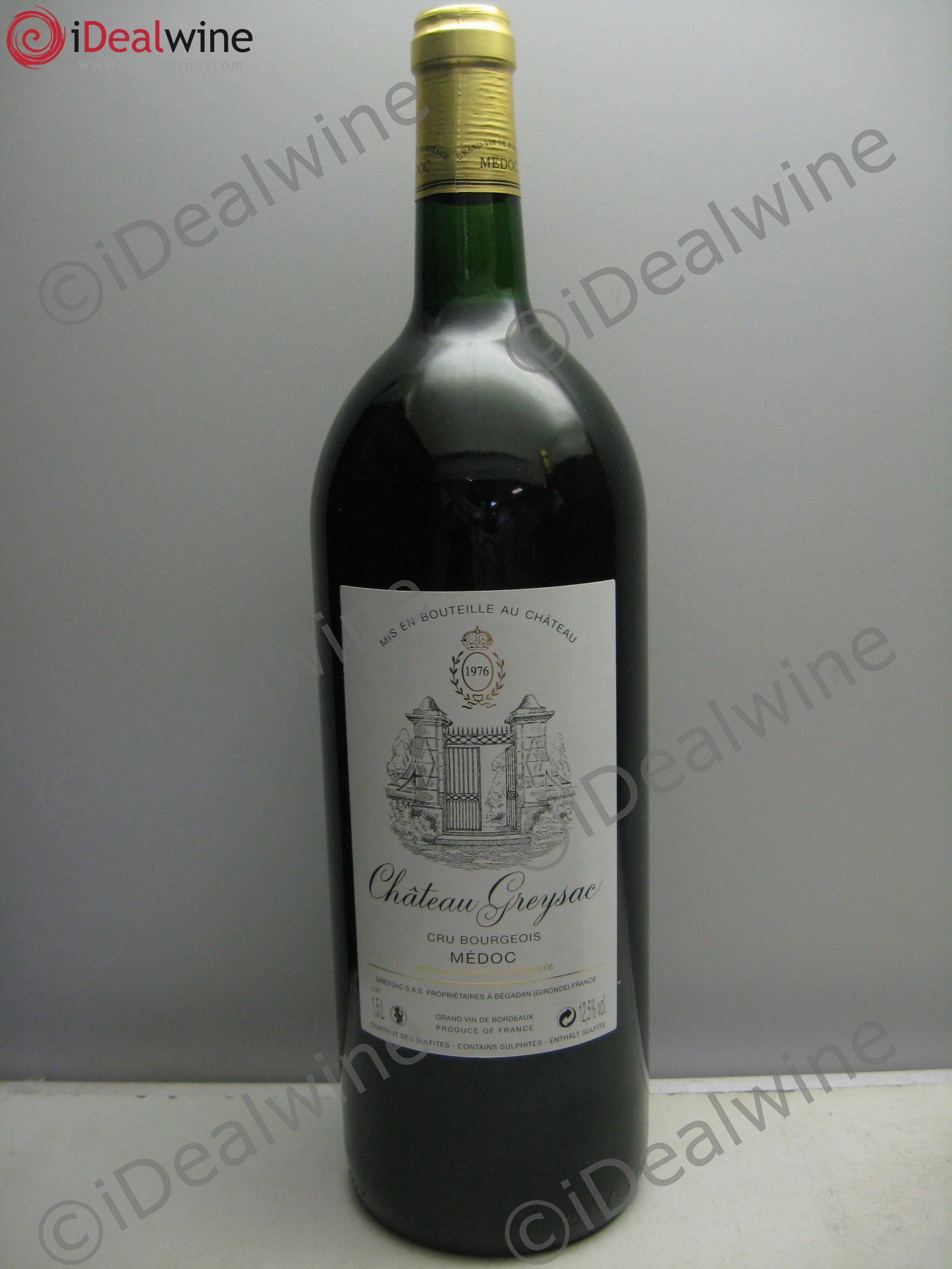 Château Greysac Cru Bourgeois 1976 - Lot de 1 magnum - 0