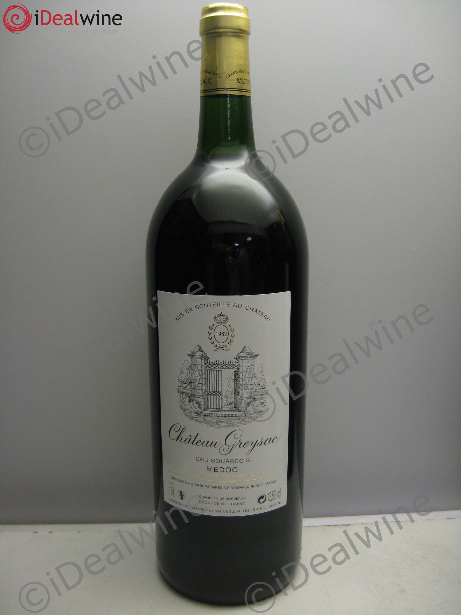 Château Greysac Cru Bourgeois 1982 - Lot de 6 magnums - 0