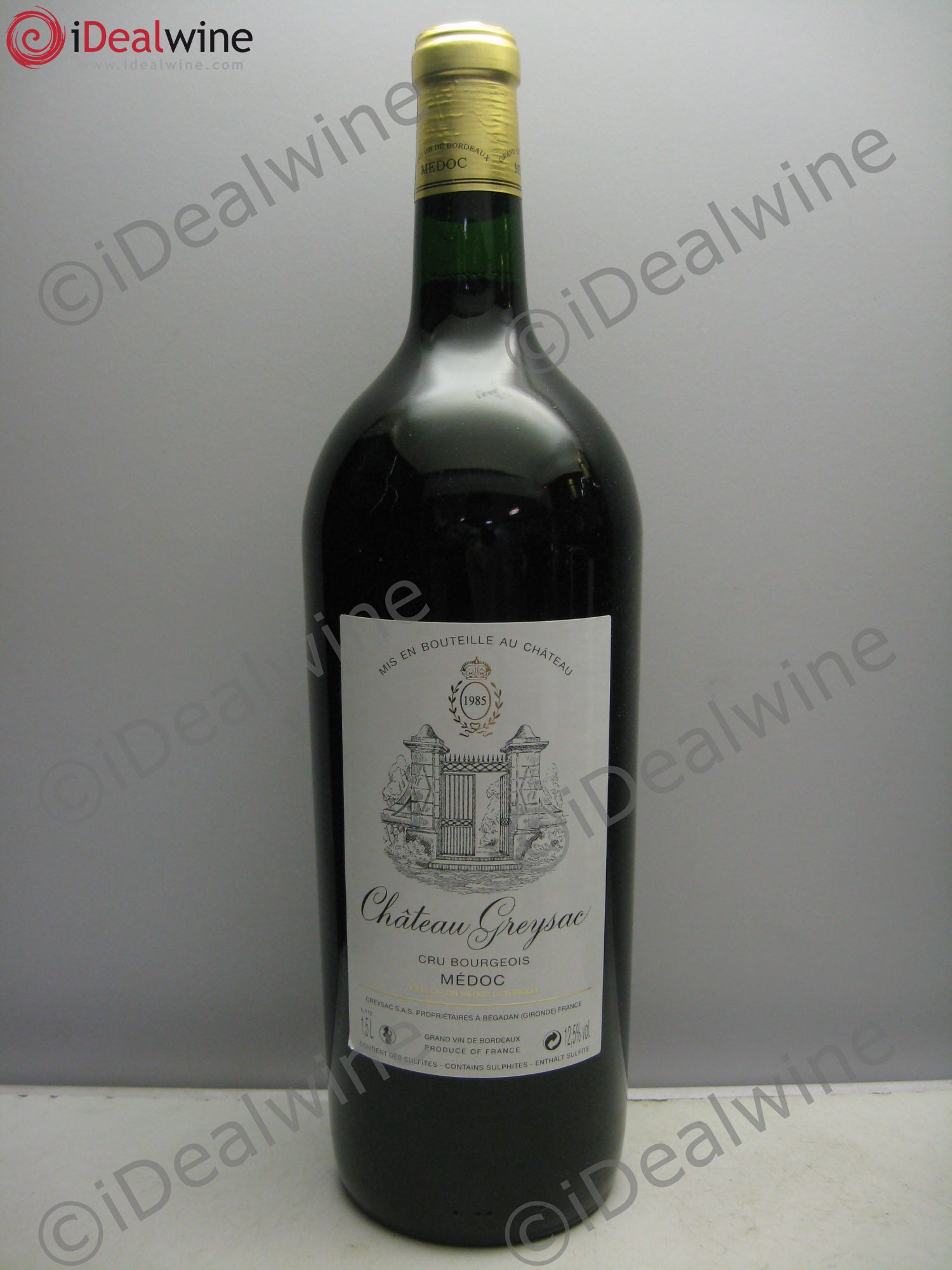 Château Greysac Cru Bourgeois 1985 - Lot de 1 magnum - 0