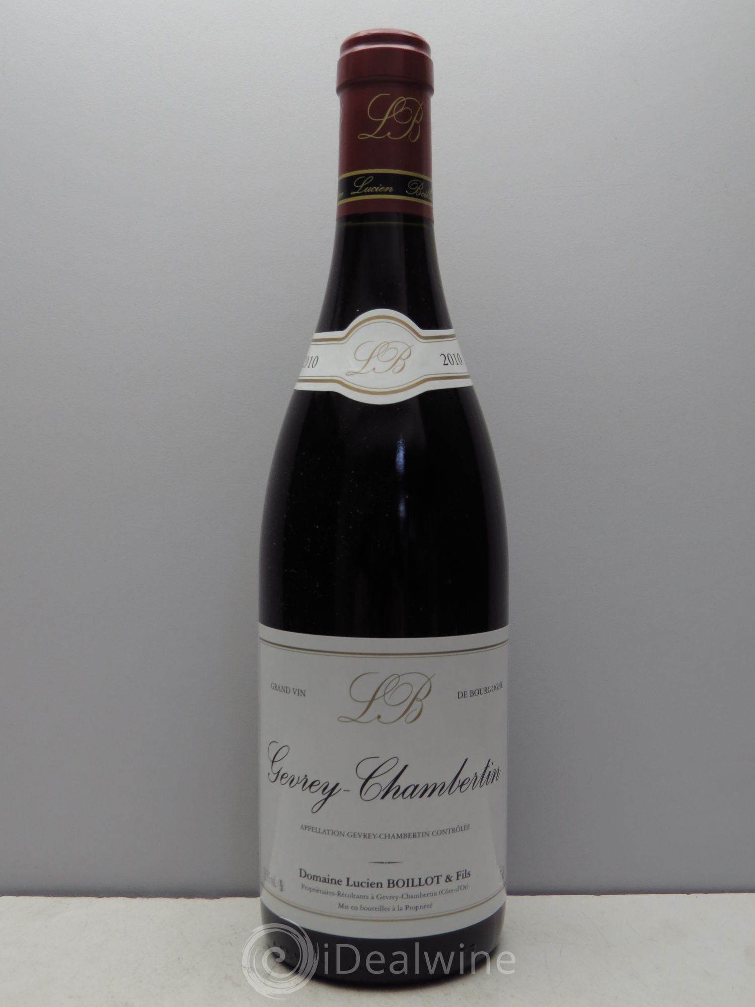 Gevrey-Chambertin Lucien Boillot 2010 - Posten von 1 Flasche - 0
