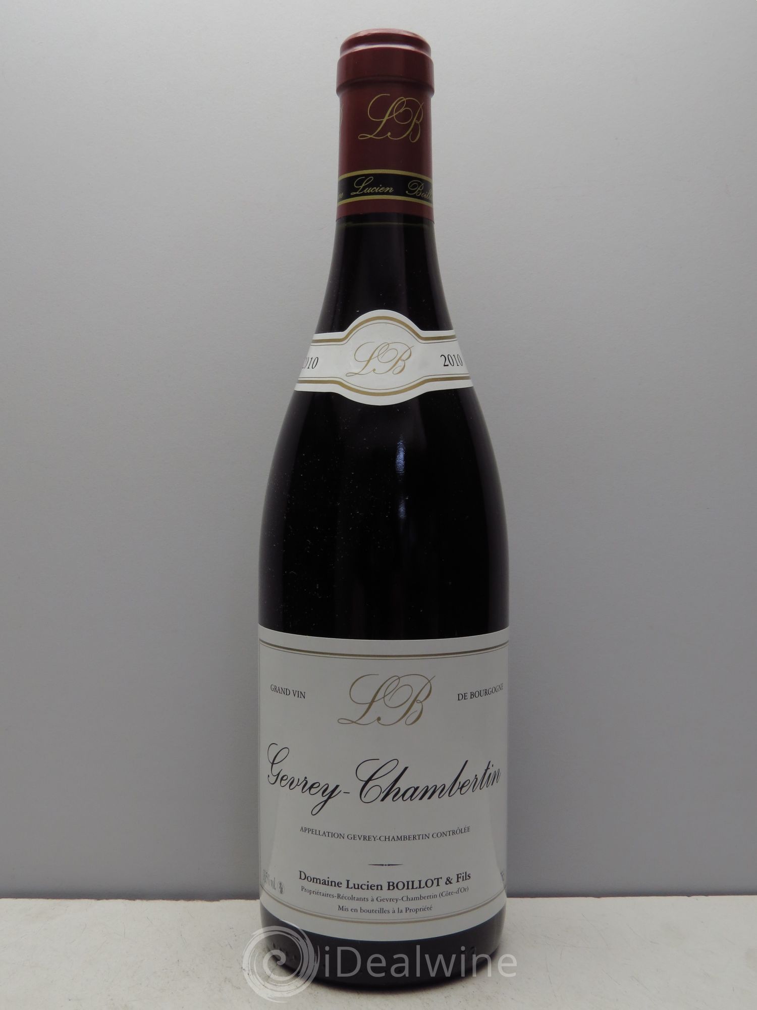 Gevrey-Chambertin Lucien Boillot 2010 - Posten von 1 Flasche - 0