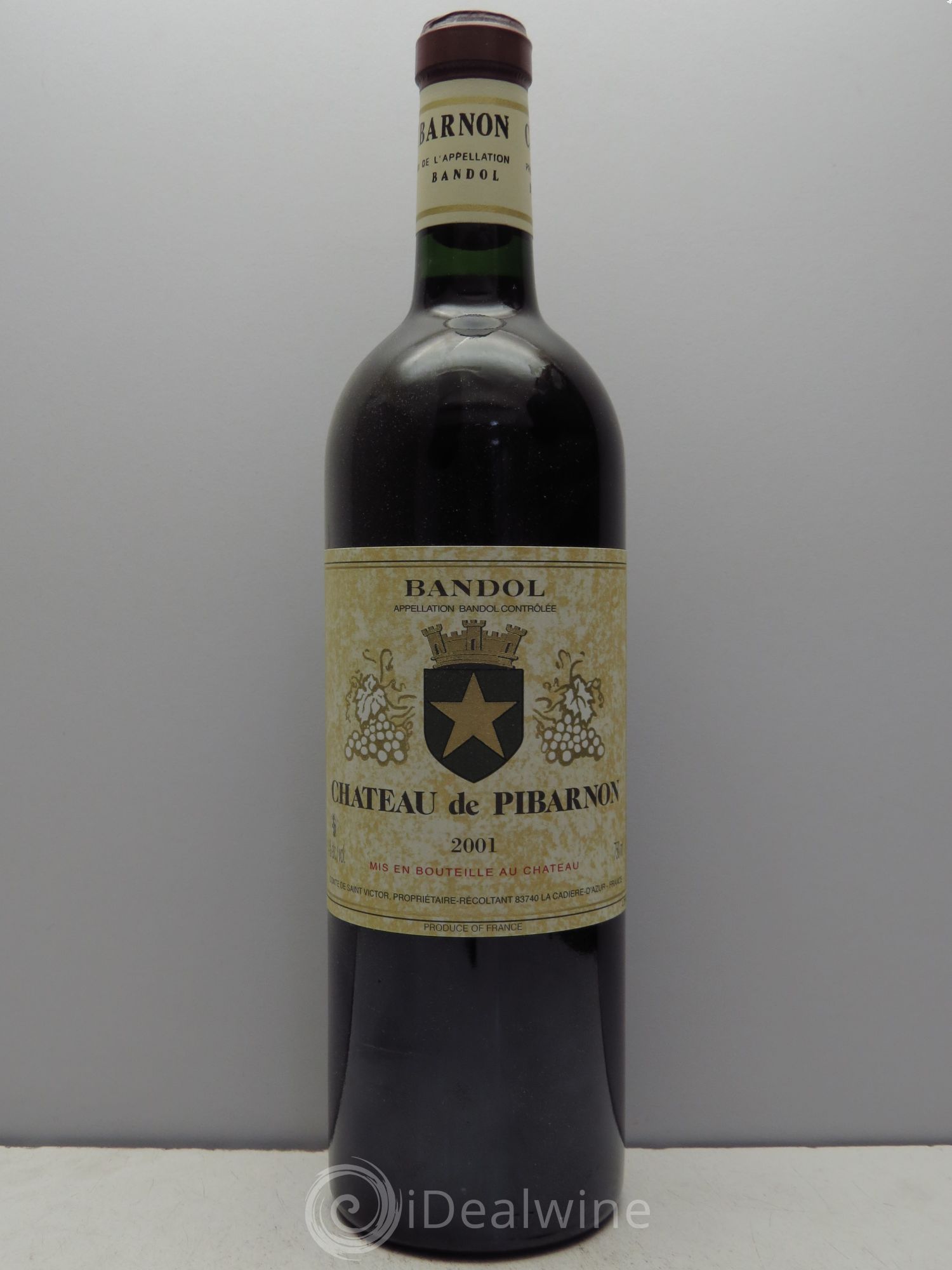 Bandol Château de Pibarnon Comte de Saint-Victor 2001 - Lot de 1 bouteille - 0
