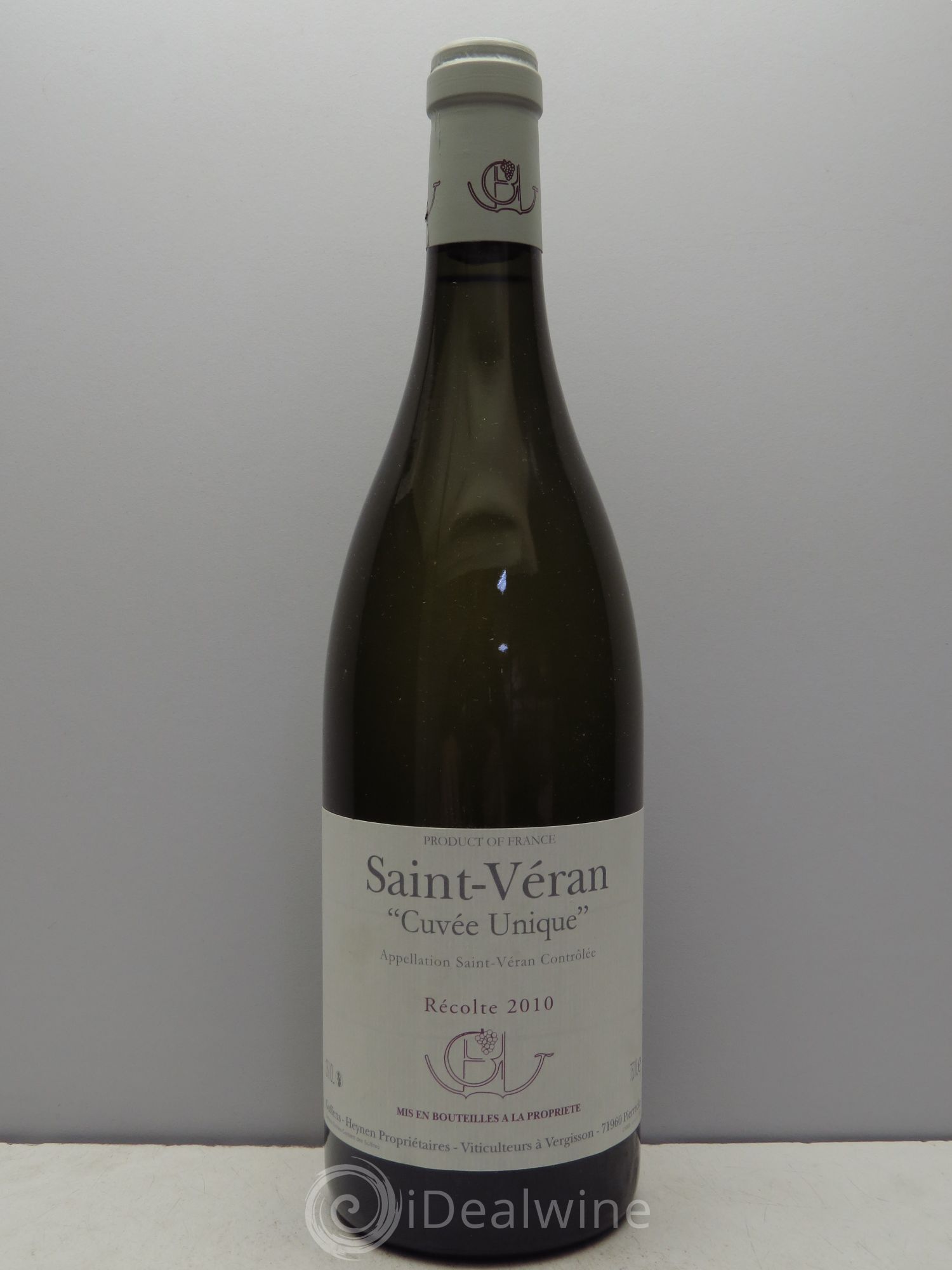 Saint-Véran Cuvée Unique Domaine Guffens Heynen 2010 - Posten von 1 Flasche - 0