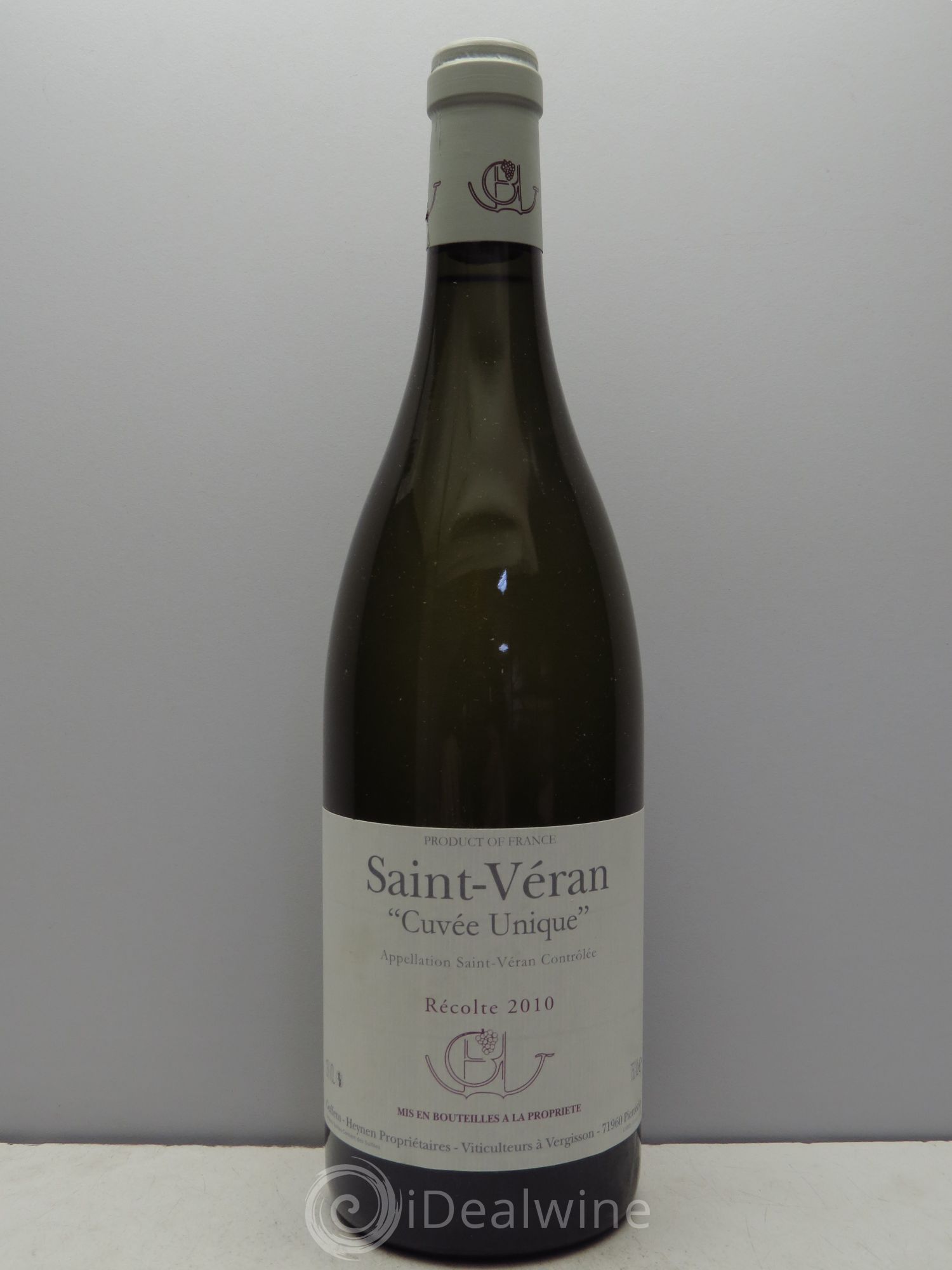 Saint-Véran Cuvée Unique Domaine Guffens Heynen 2010 - Posten von 1 Flasche - 0