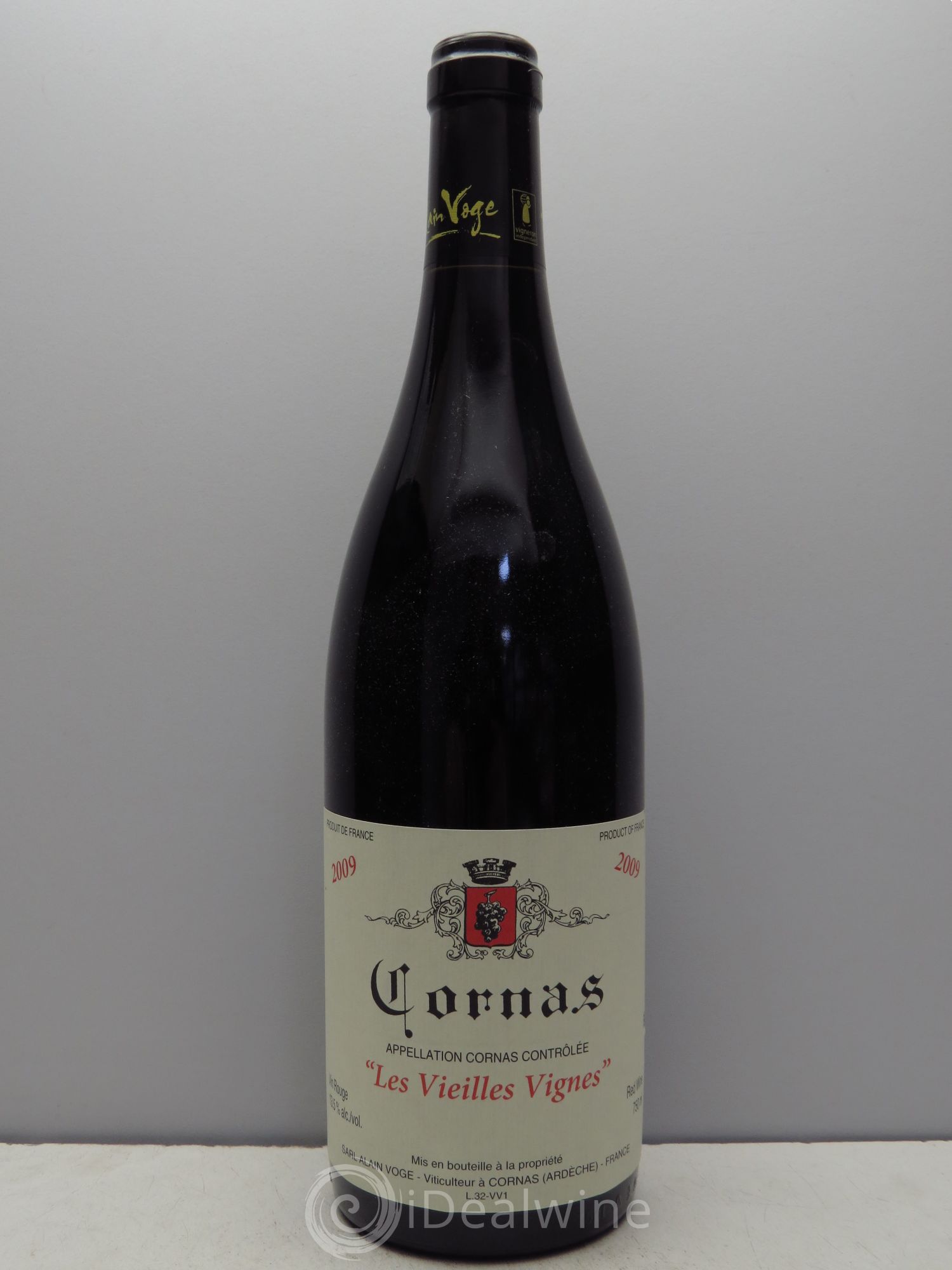 Cornas Les Vieilles Vignes Alain Voge (Domaine) 2009 - Lot de 1 bouteille - 0