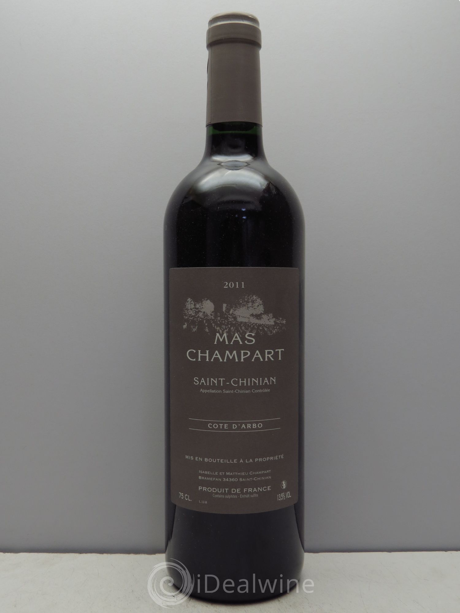 Saint-Chinian Côte d'Arbo Mas Champart 2011 - Posten von 1 Flasche - 0