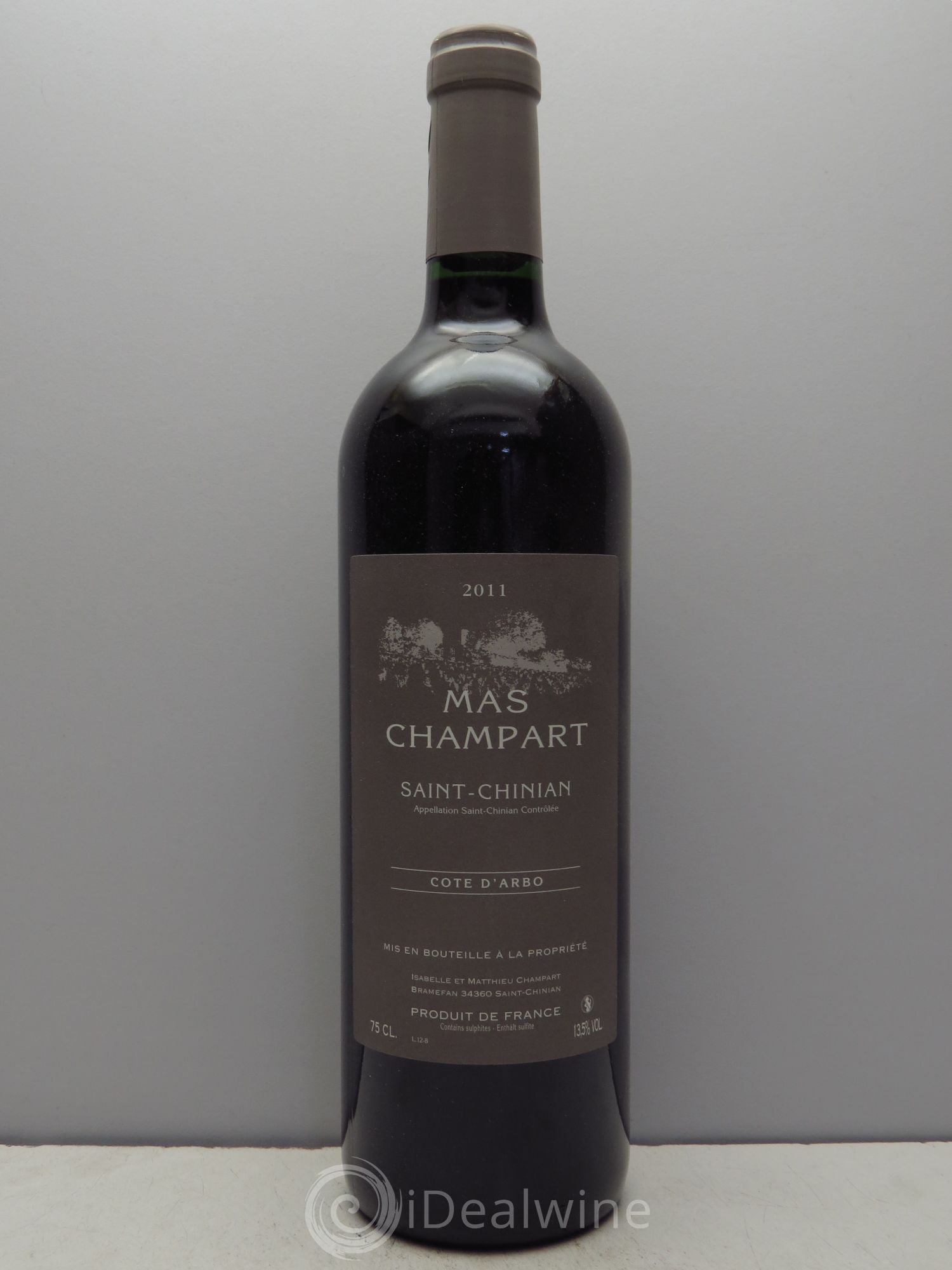 Saint-Chinian Côte d'Arbo Mas Champart 2011 - Posten von 1 Flasche - 0
