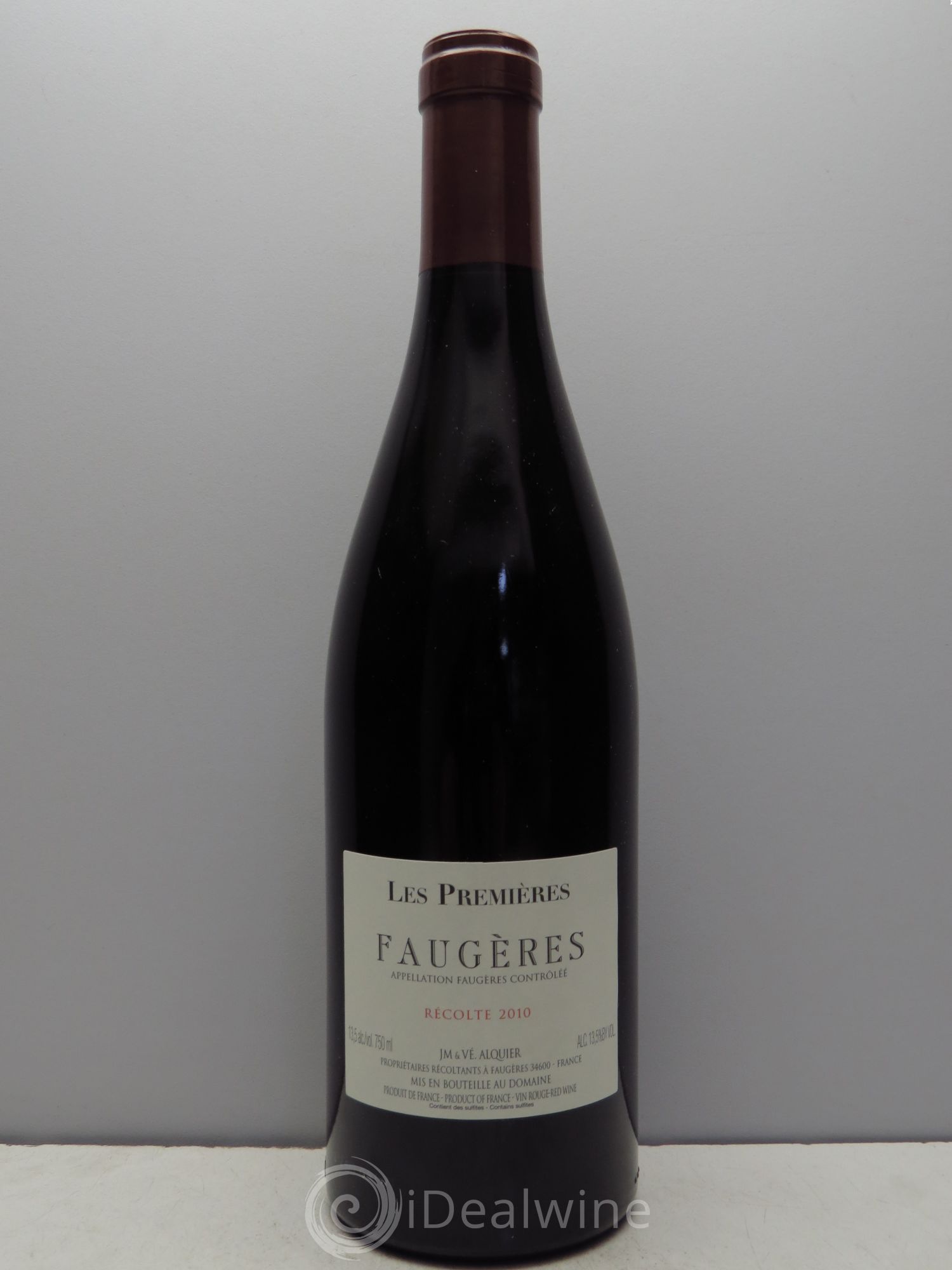 Faugères Domaine Jean-Michel Alquier Les Premières 2010 - Lot de 1 bouteille - 0