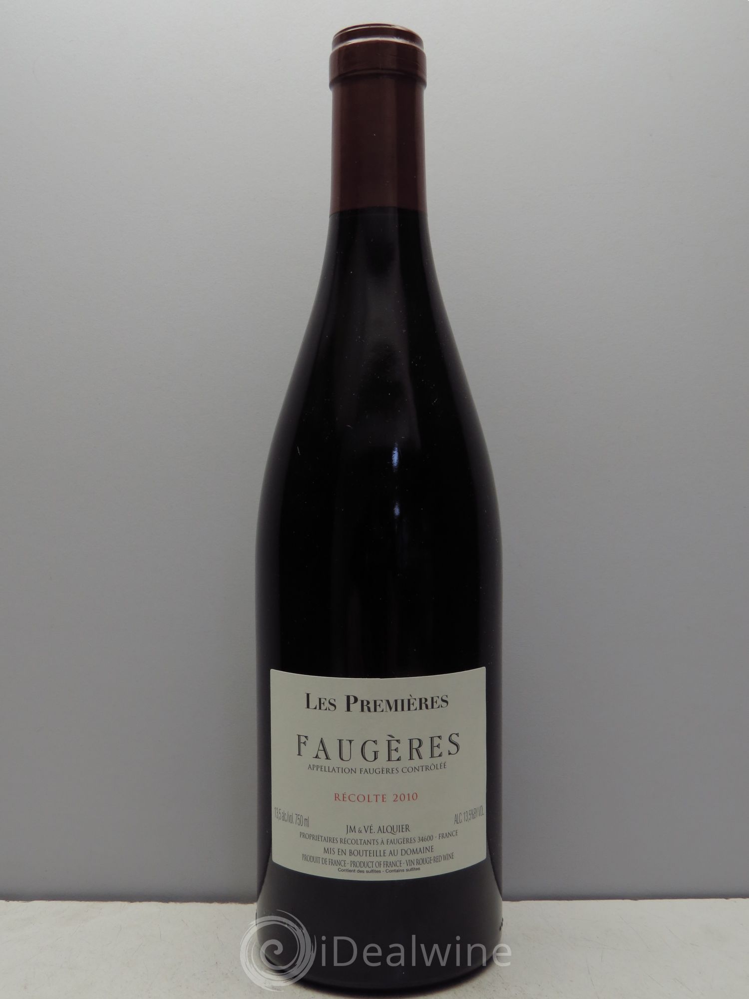 Faugères Domaine Jean-Michel Alquier Les Premières 2010 - Lot de 1 bouteille - 0