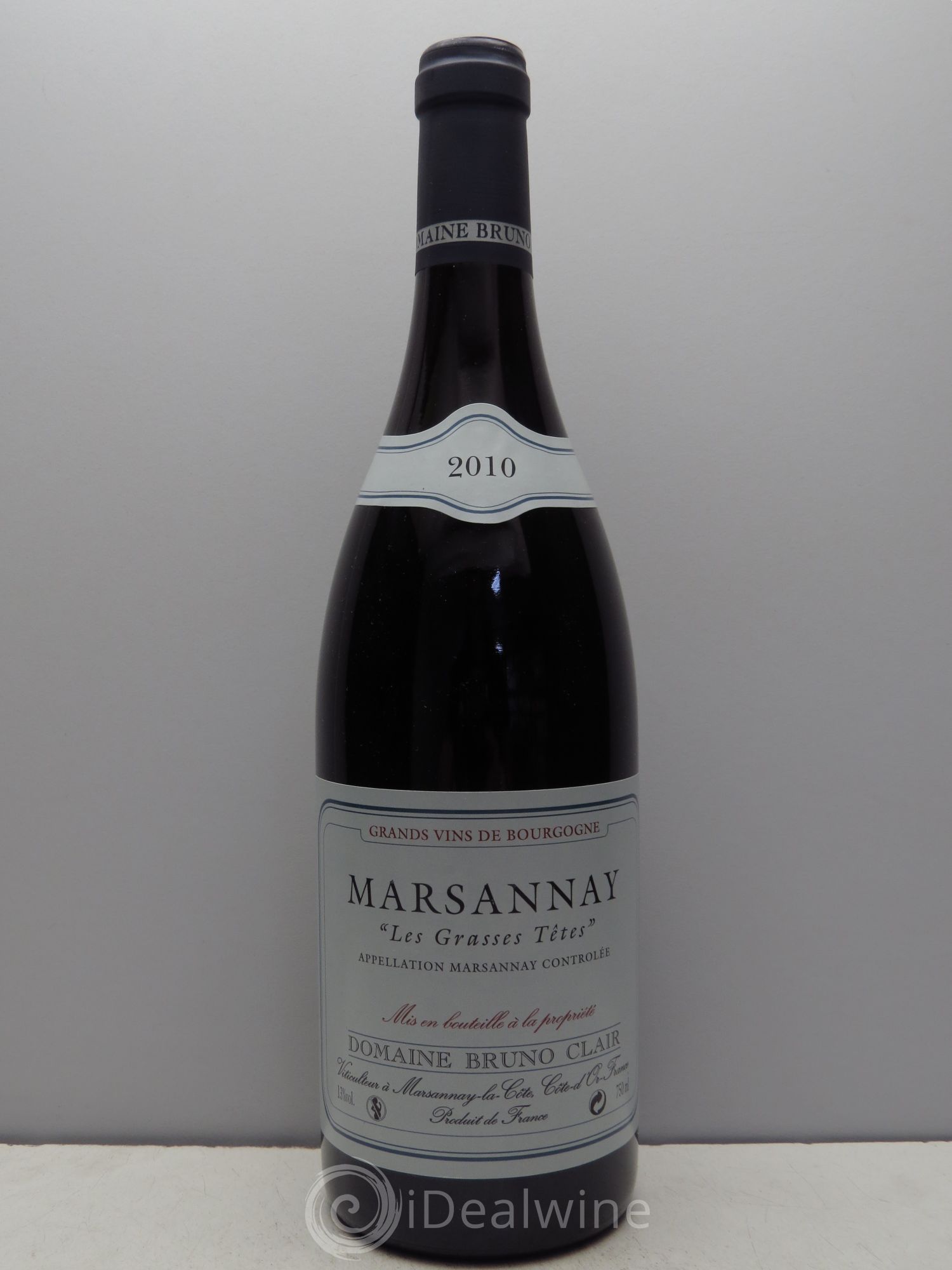 Marsannay Les Grasses Tetes Bruno Clair (Domaine) 2010 - Lot de 1 bouteille - 0