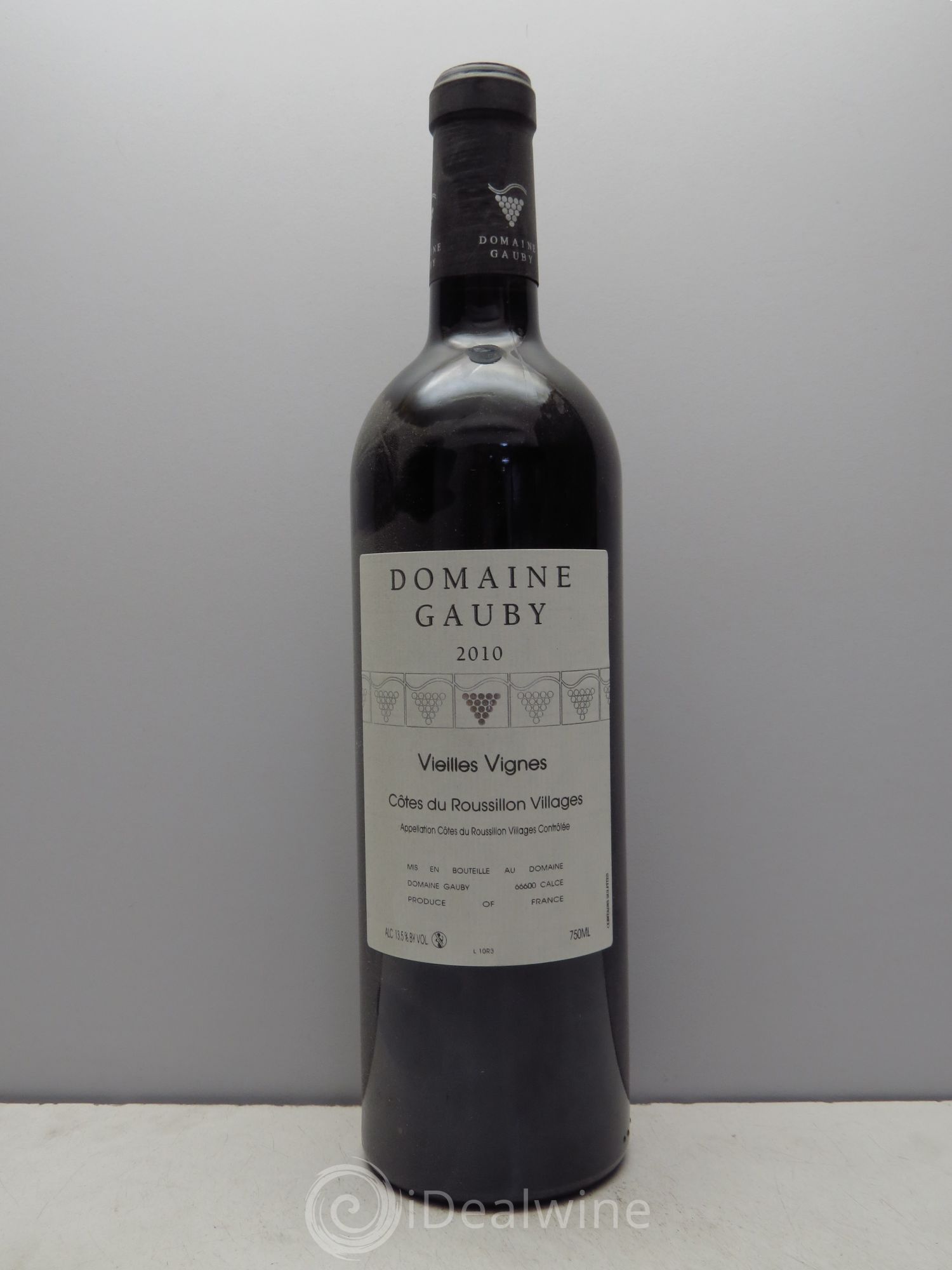 Côtes du Roussillon Villages Vieilles vignes Gauby (Domaine) 2010 - Lot de 1 bouteille - 0