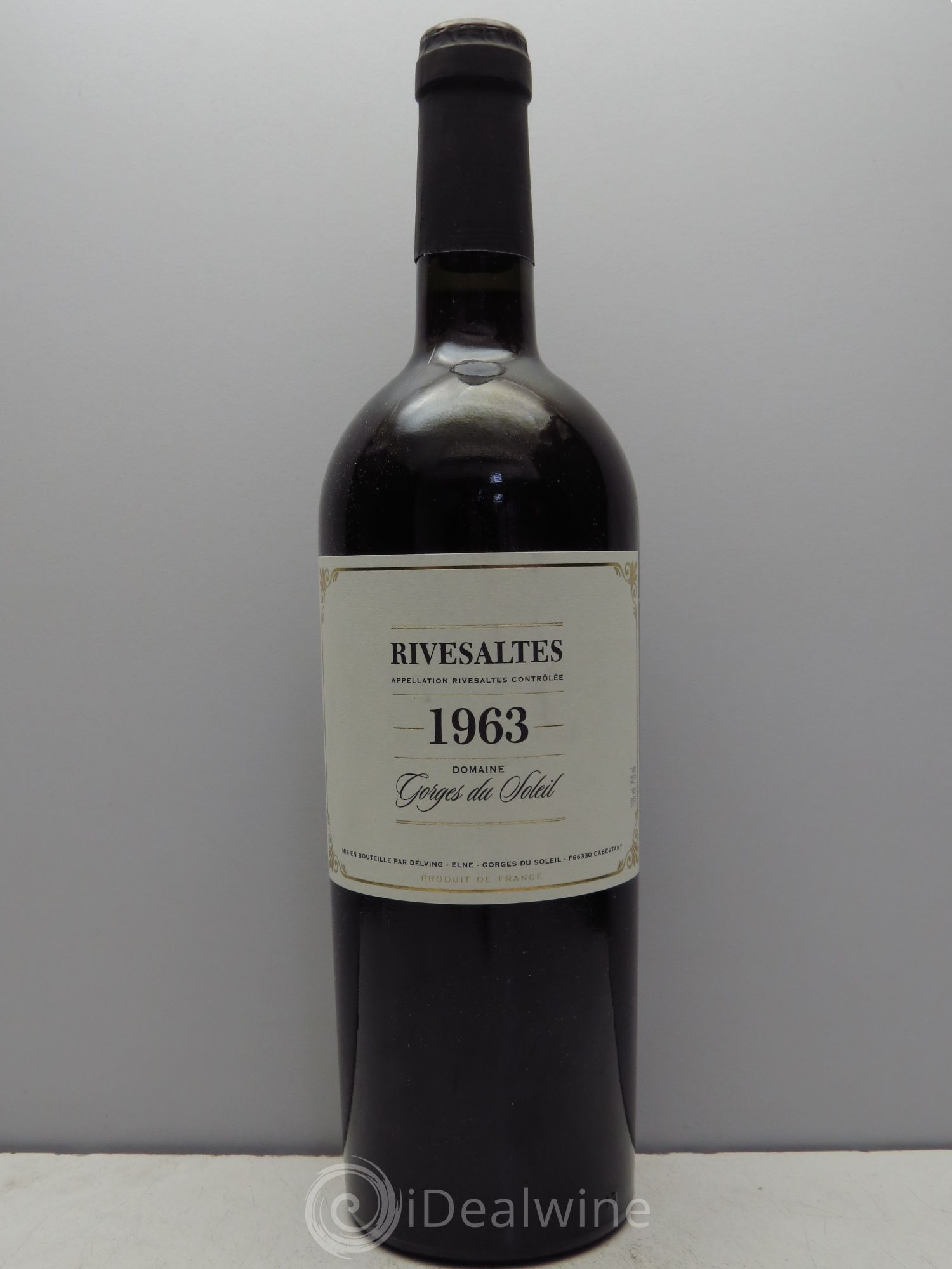 Rivesaltes Gorges du Soleil (Domaine) 1963 - Posten von 1 Flasche - 0