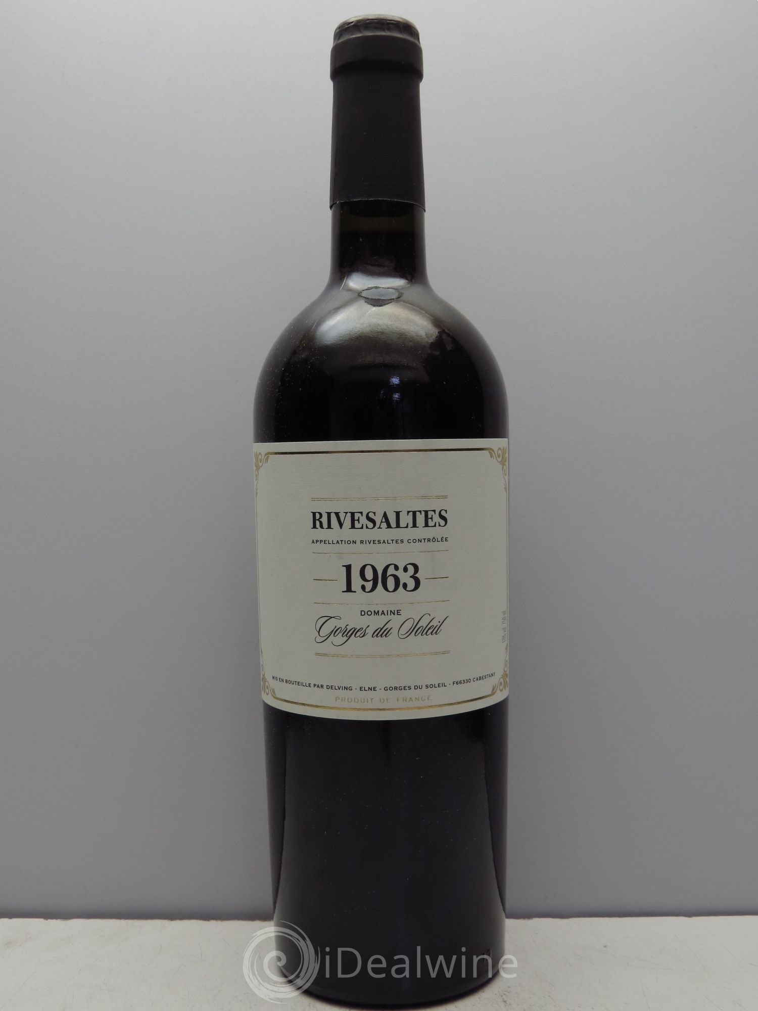Rivesaltes Gorges du Soleil (Domaine) 1963 - Posten von 1 Flasche - 0