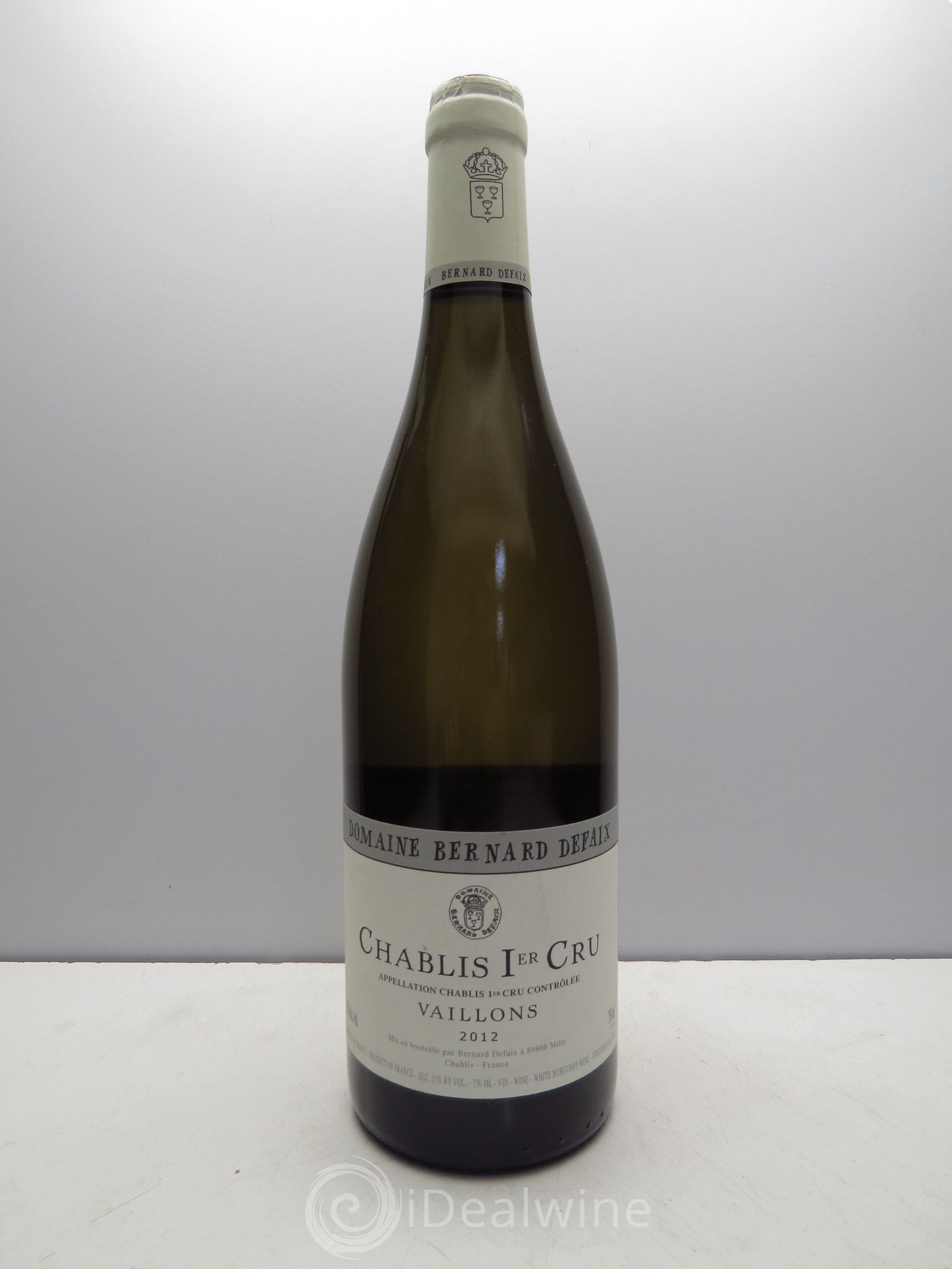 Chablis 1er Cru Vaillons Bernard Defaix 2012 - Lot de 1 bouteille - 0