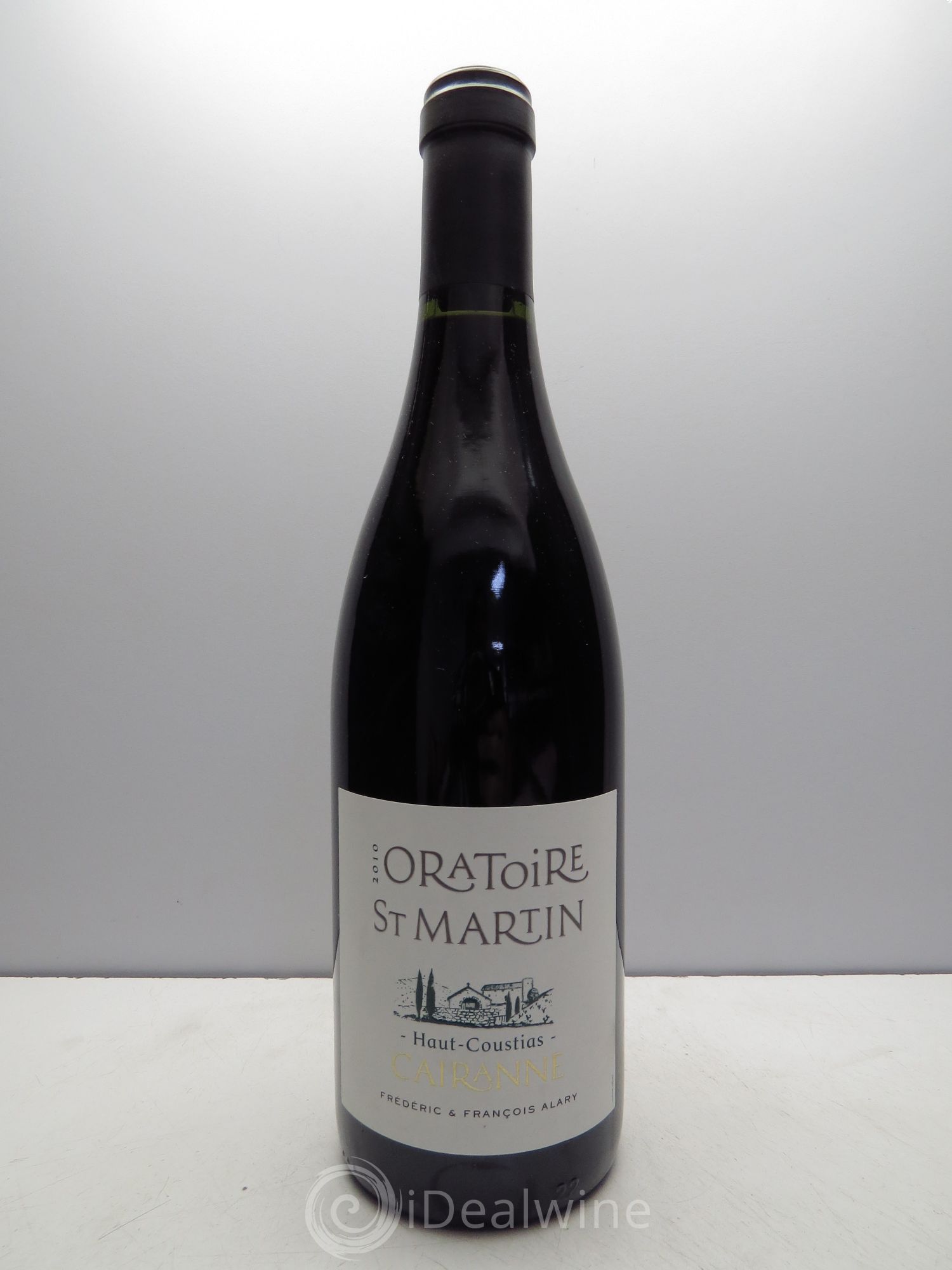 Cairanne Haut-Coustias Oratoire Saint-Martin - Frédéric et François Alary 2010 - Lot de 1 bouteille - 0
