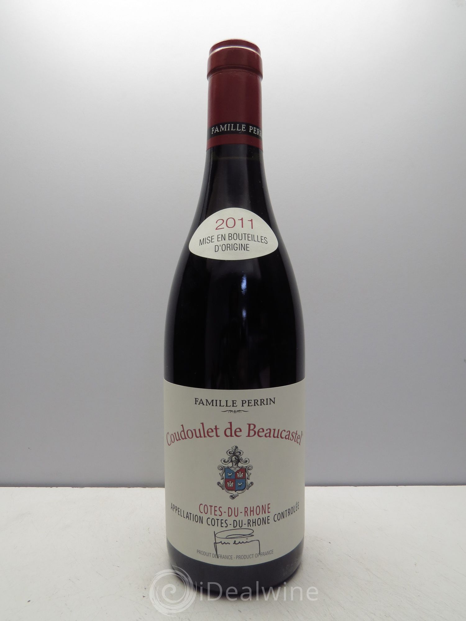Côtes-du-Rhône Coudoulet de Beaucastel Famille Perrin 2011 - Lot de 1 bouteille - 0