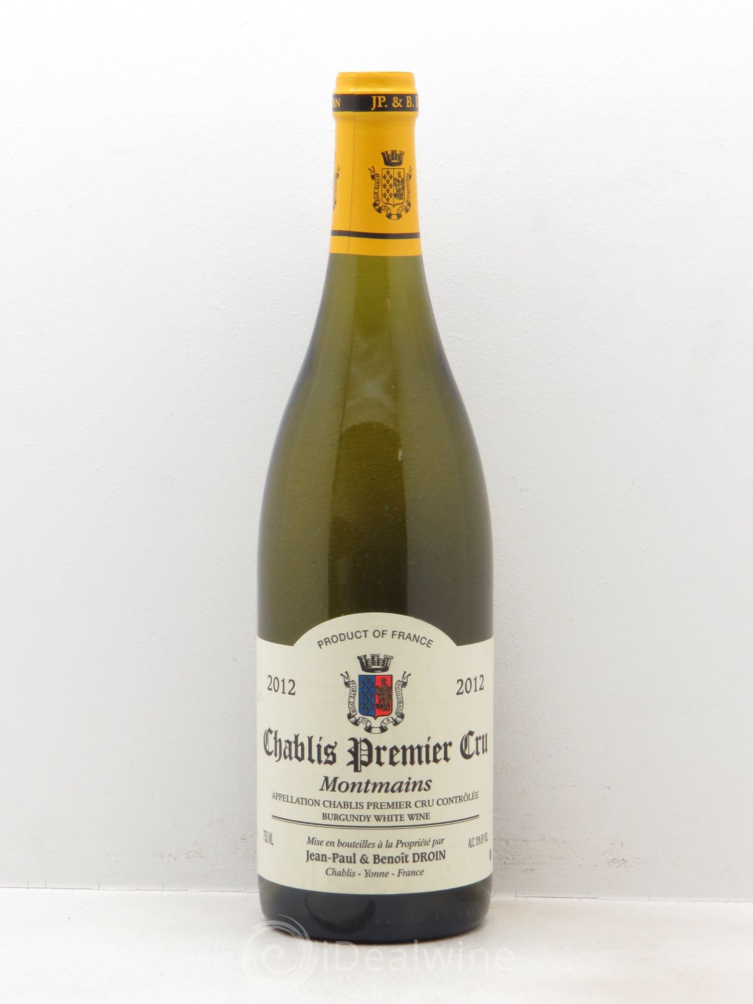 Chablis 1er Cru JP & B. Droin 2012 - Posten von 1 Flasche - 0