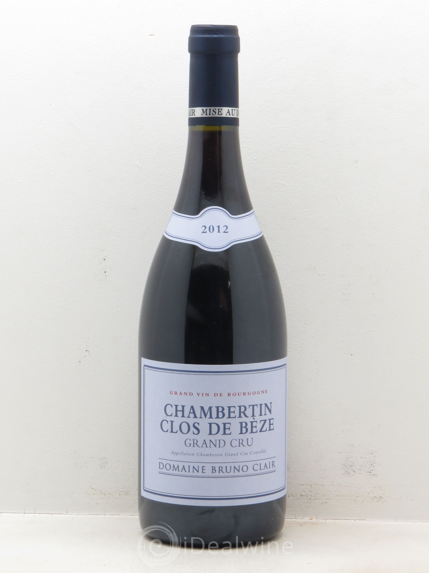 Chambertin Clos de Bèze Grand Cru Bruno Clair (Domaine) 2012 - Lot de 1 bouteille - 0