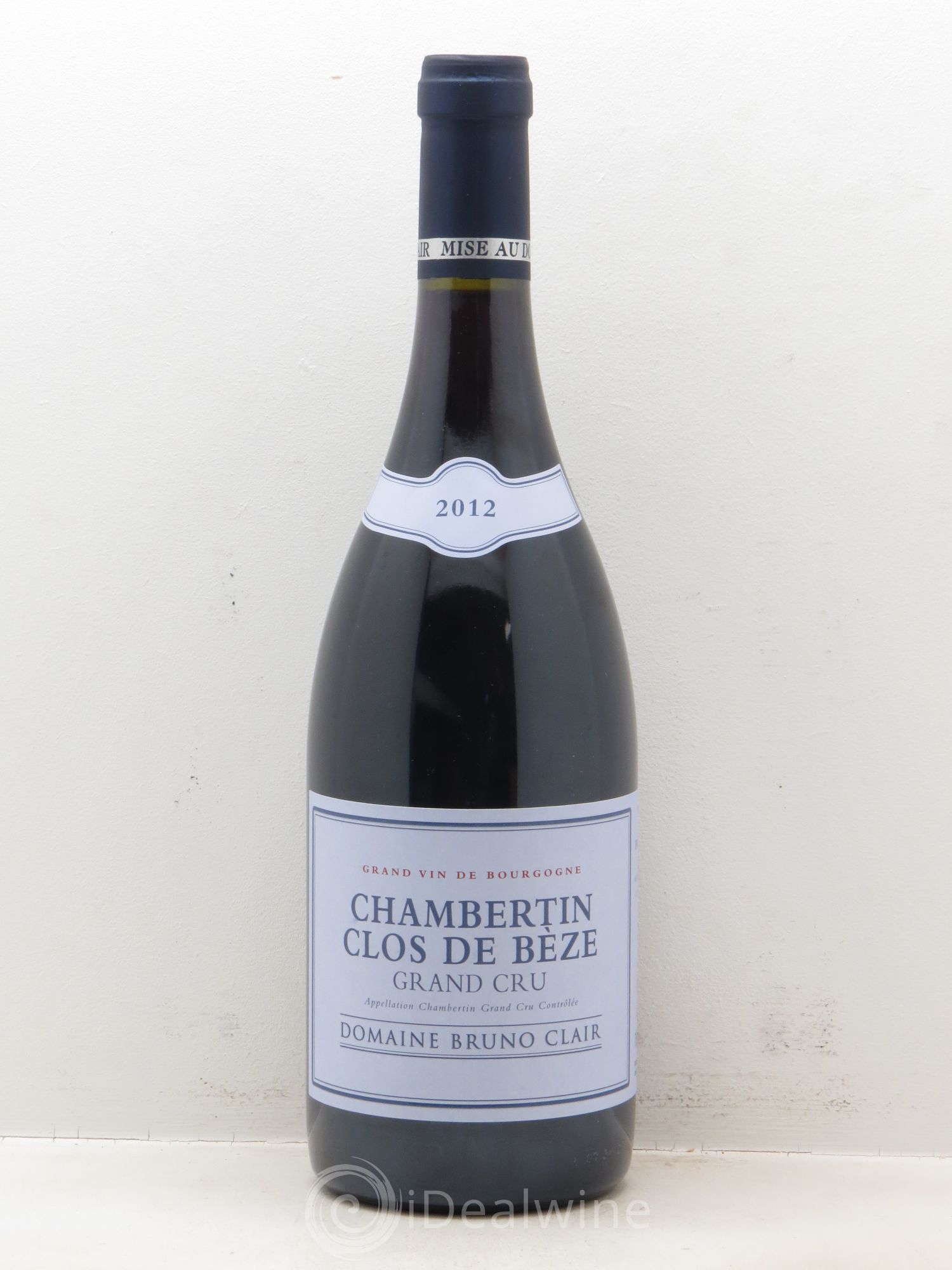 Chambertin Clos de Bèze Grand Cru Bruno Clair (Domaine) 2012 - Lot de 1 bouteille - 0