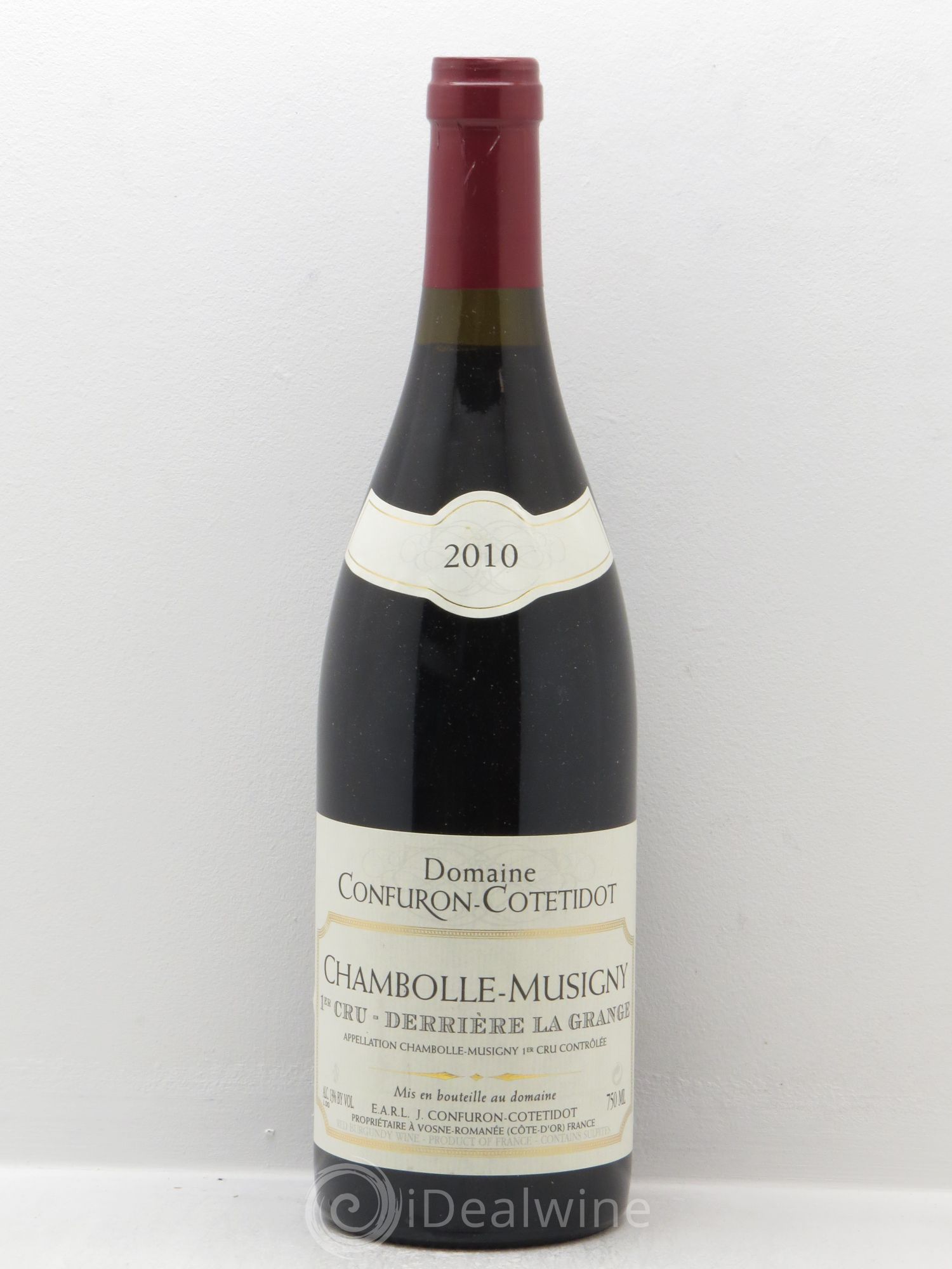 Chambolle-Musigny 1er Cru Derrière la Grange Confuron-Cotetidot 2010 - Lot de 1 bouteille - 0