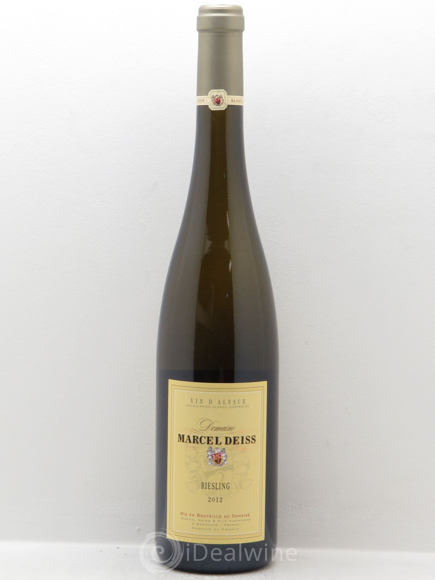 Alsace Riesling Marcel Deiss (Domaine) 2012 - Lot de 1 bouteille - 0