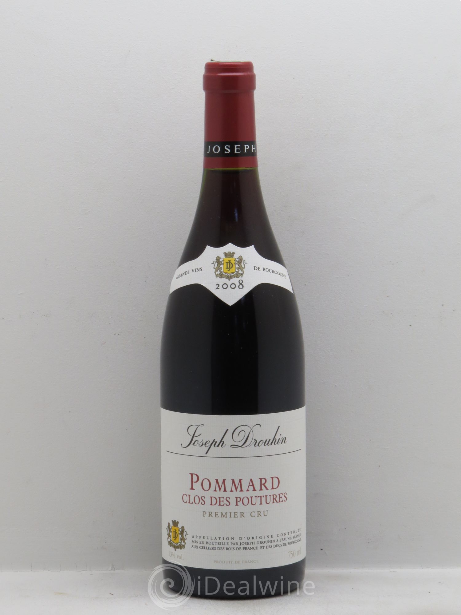 Pommard 1er Cru Clos des Poutures - Domaine Drouhin 2008 - Posten von 1 Flasche - 0