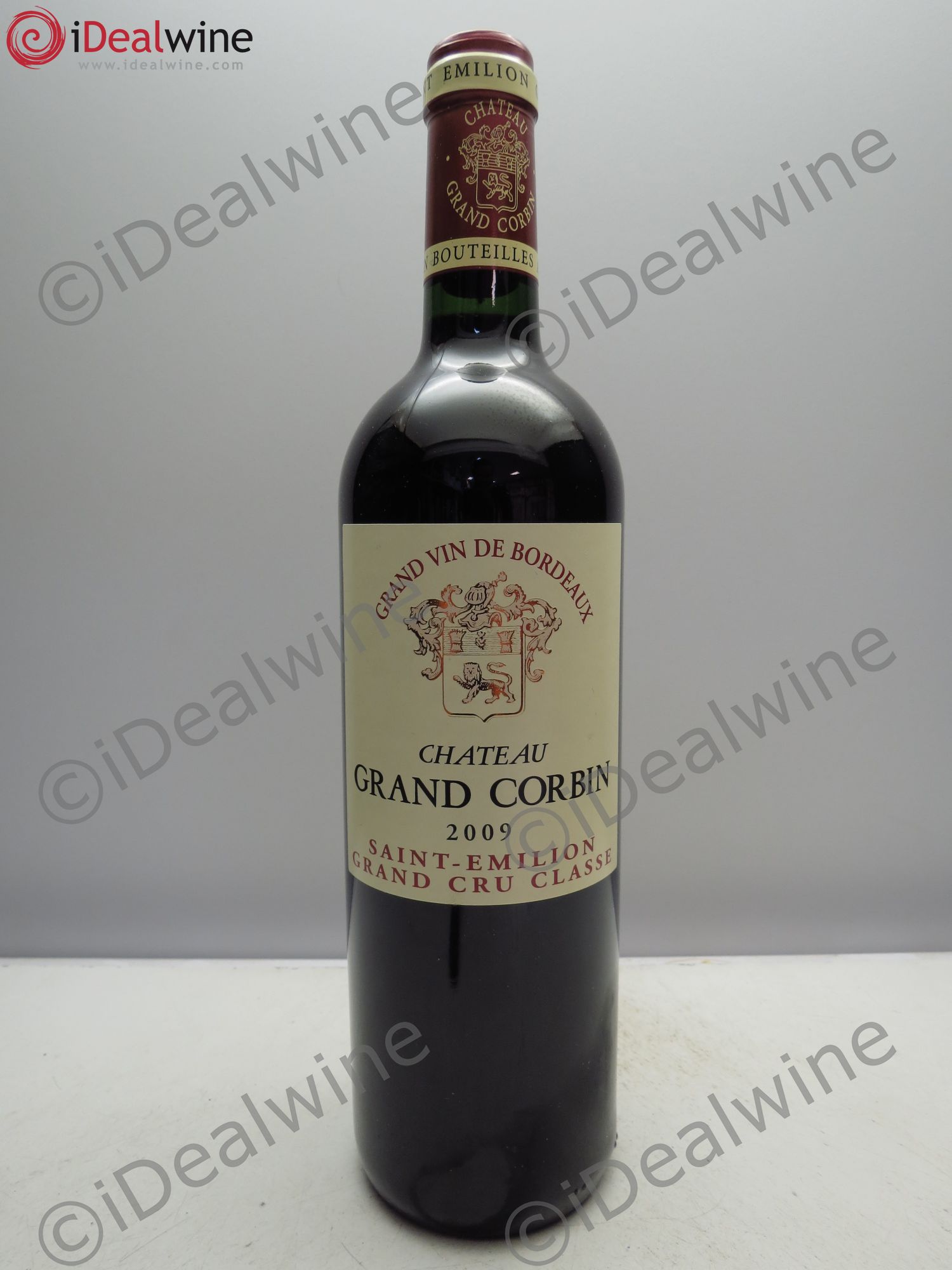 Château Grand Corbin Grand Cru Classé 2009 - Lot de 1 bouteille - 0