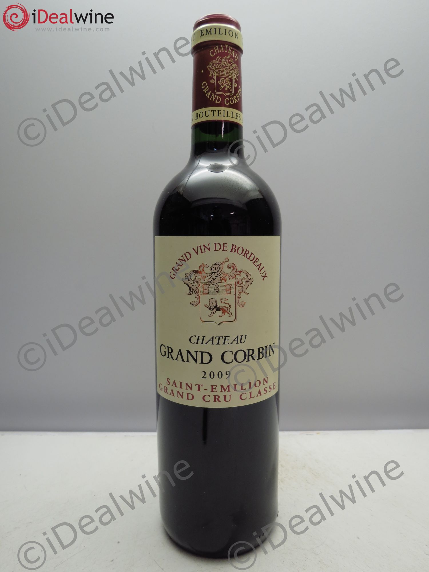 Château Grand Corbin Grand Cru Classé 2009 - Lot de 1 bouteille - 0