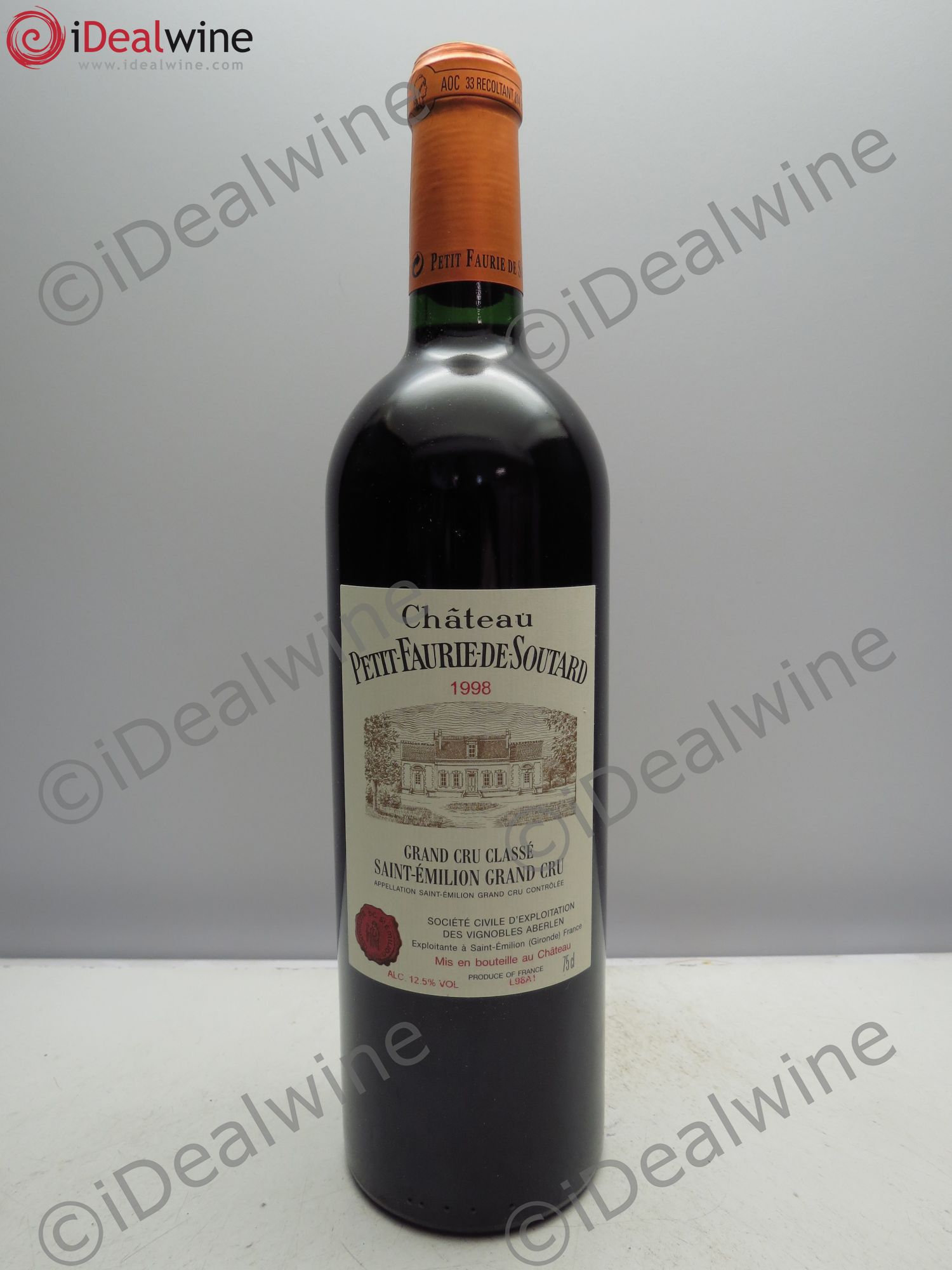 Château Petit Faurie de Soutard Grand Cru Classé 1998 - Lot de 1 bouteille - 0