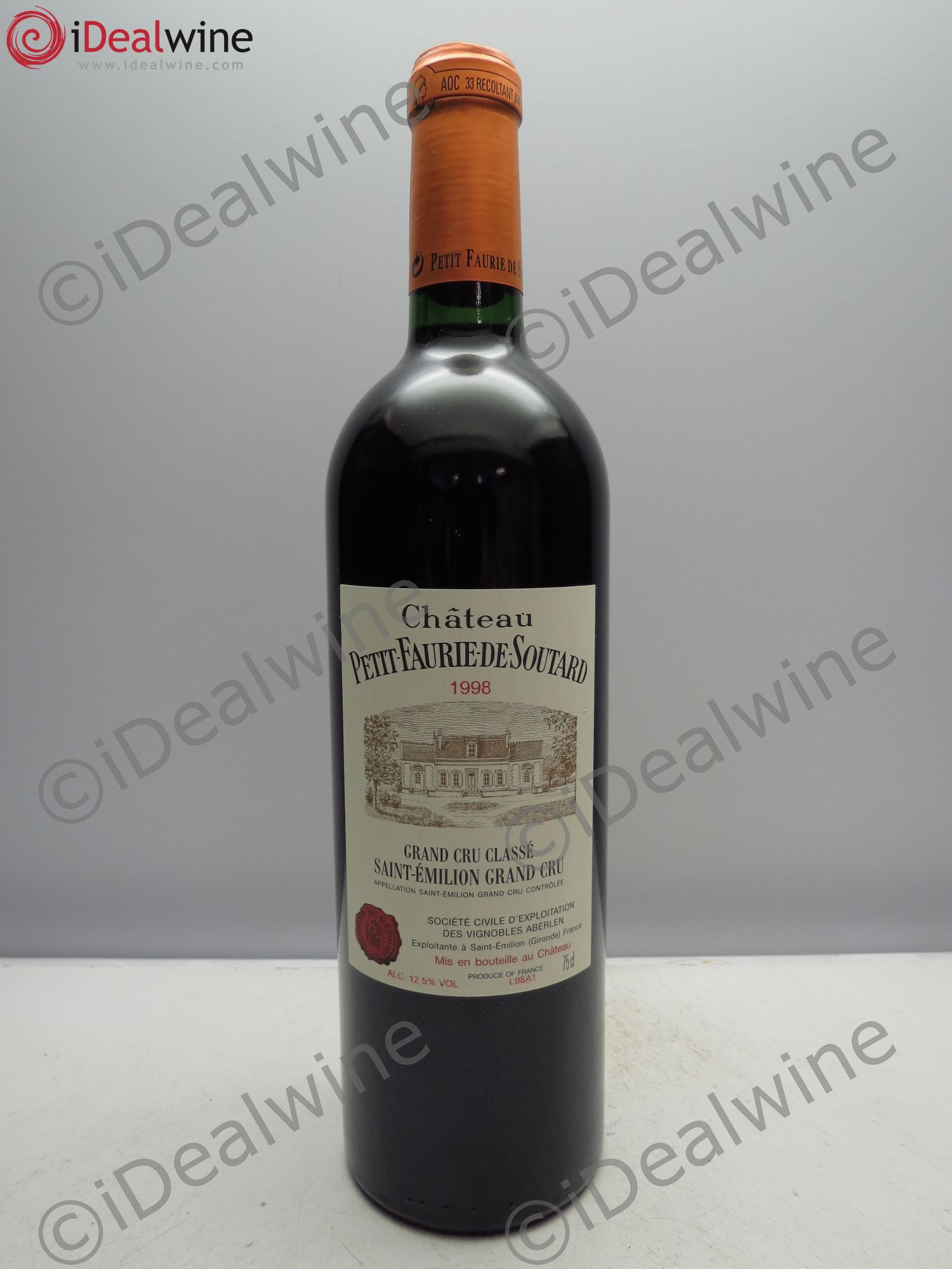 Château Petit Faurie de Soutard Grand Cru Classé 1998 - Lot de 1 bouteille - 0
