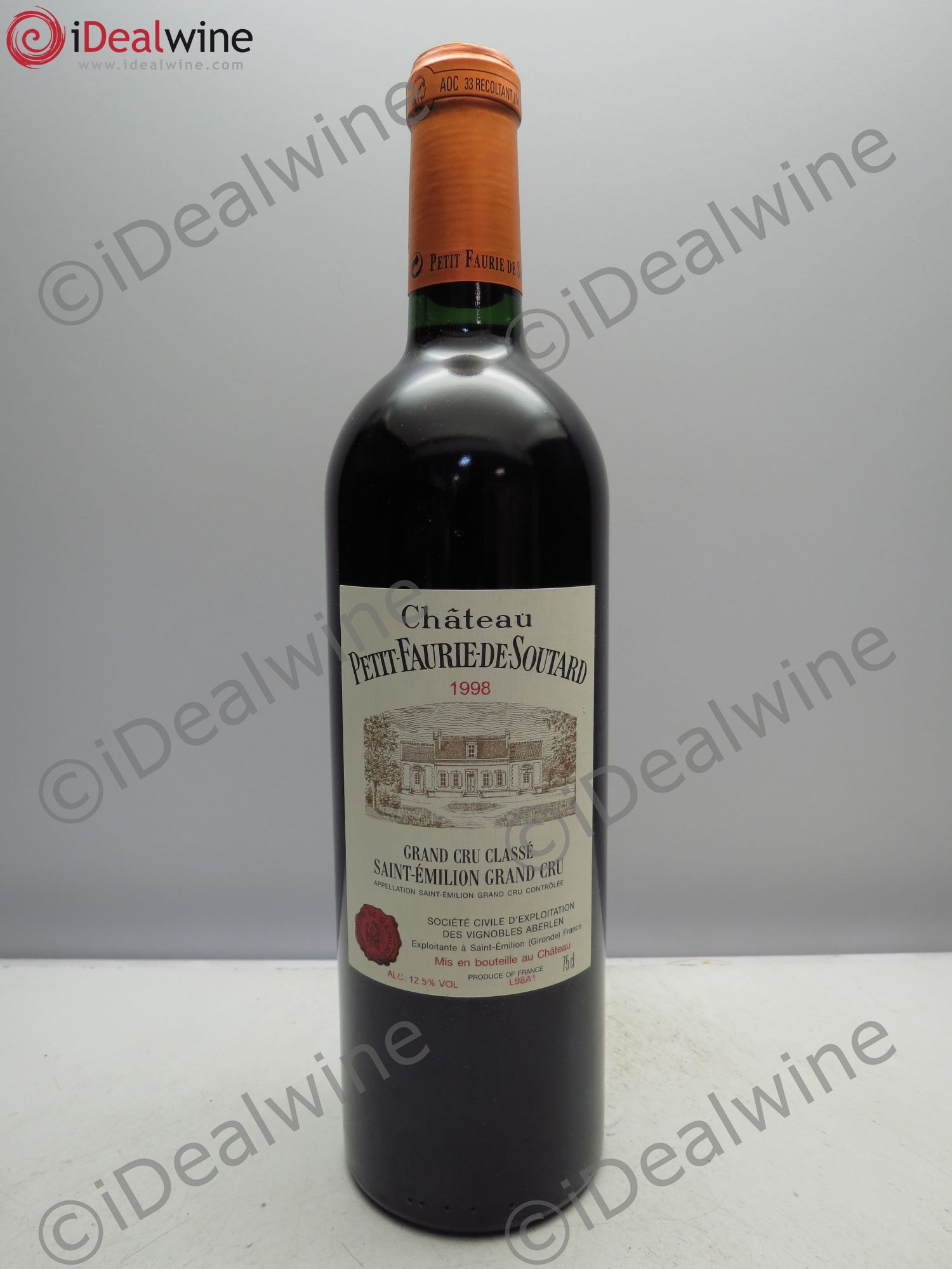 Château Petit Faurie de Soutard Grand Cru Classé 1998 - Lot de 1 bouteille - 0