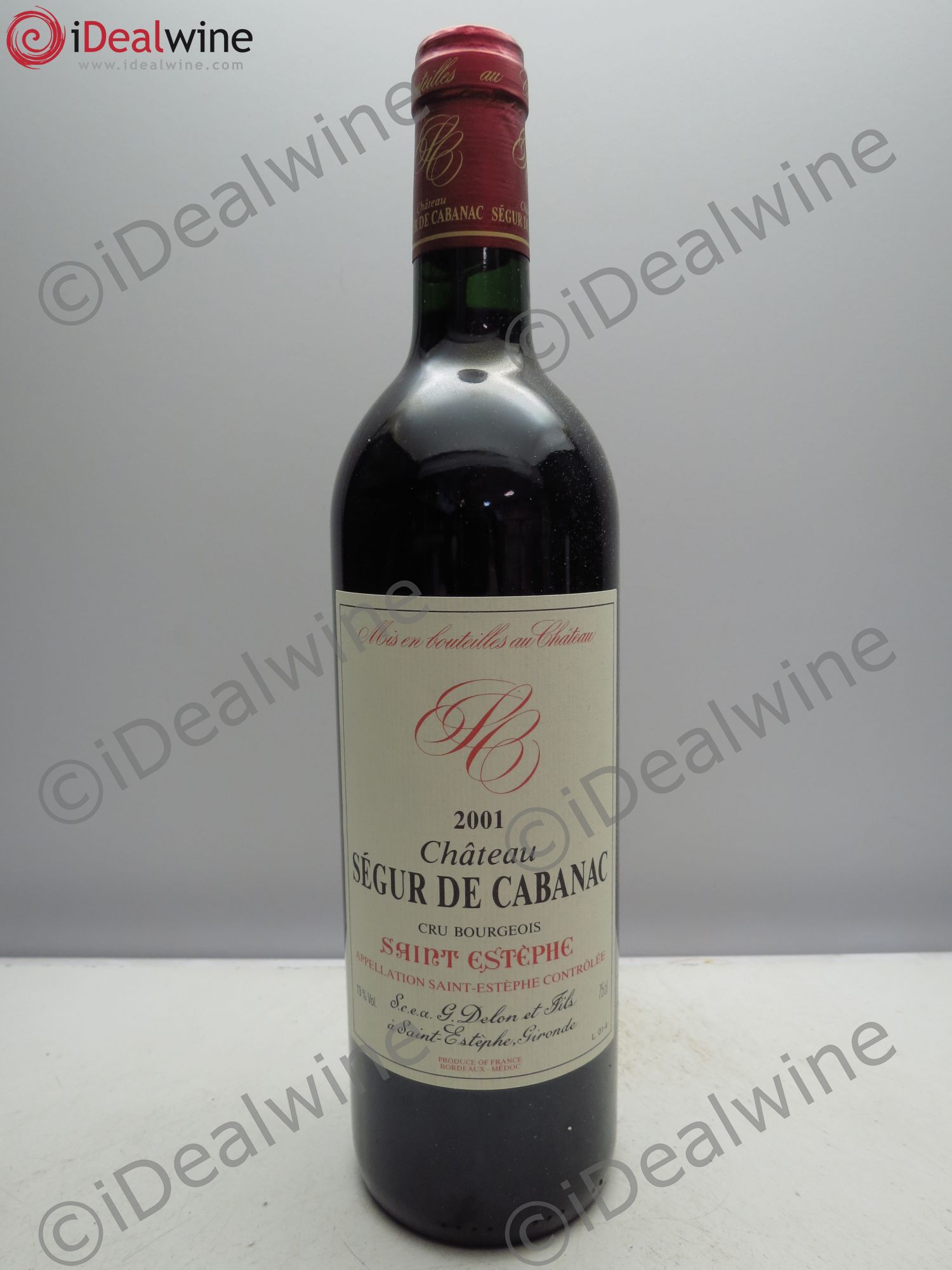 Château Ségur de Cabanac Cru Bourgeois 2001 - Lot de 1 bouteille - 0