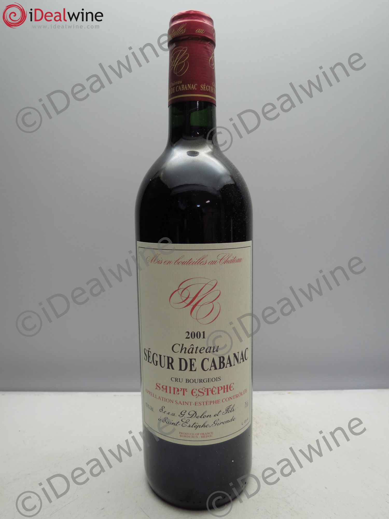 Château Ségur de Cabanac Cru Bourgeois 2001 - Lot de 1 bouteille - 0