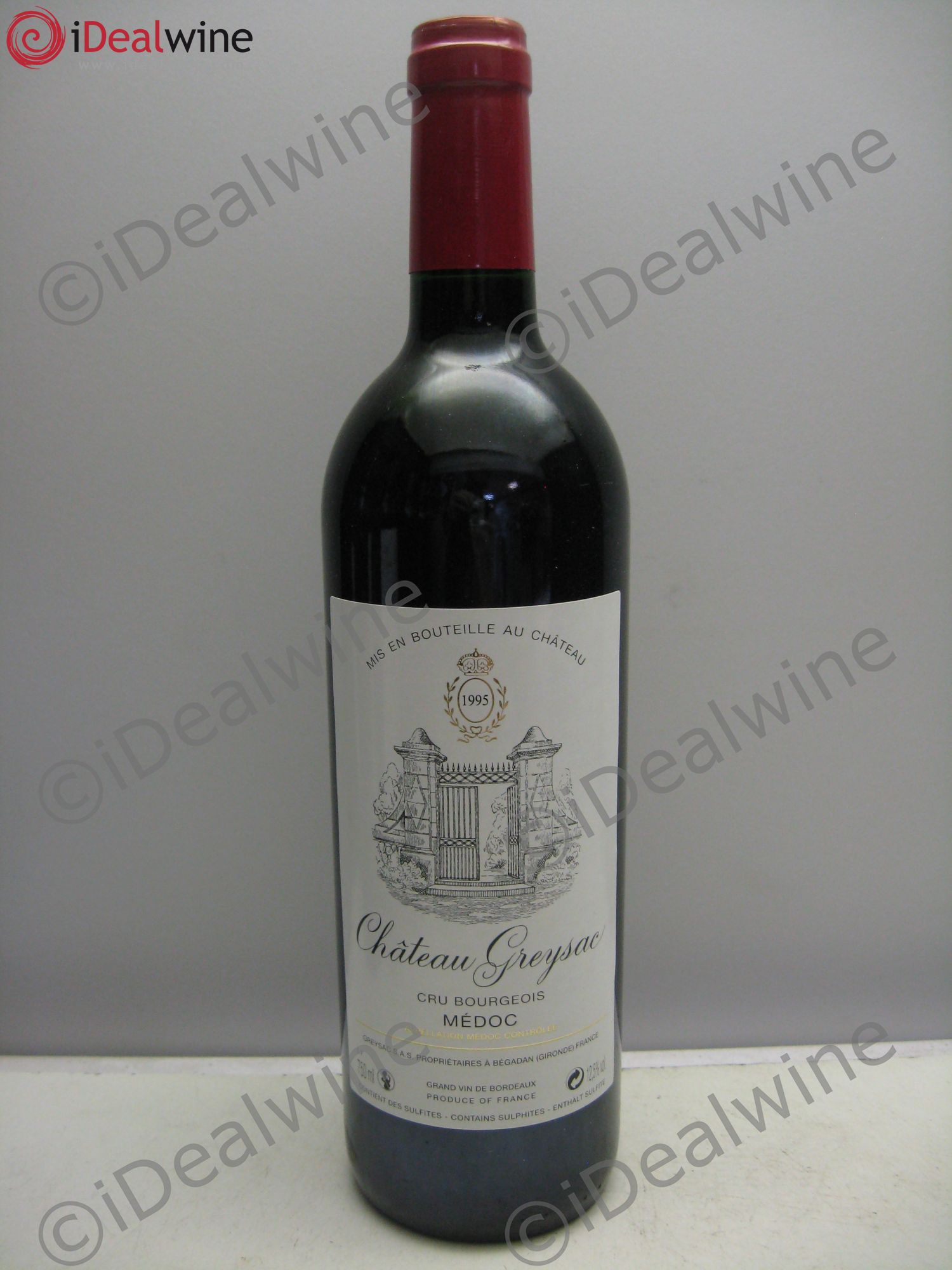 Château Greysac Cru Bourgeois 1995 - Lot de 1 bouteille - 0