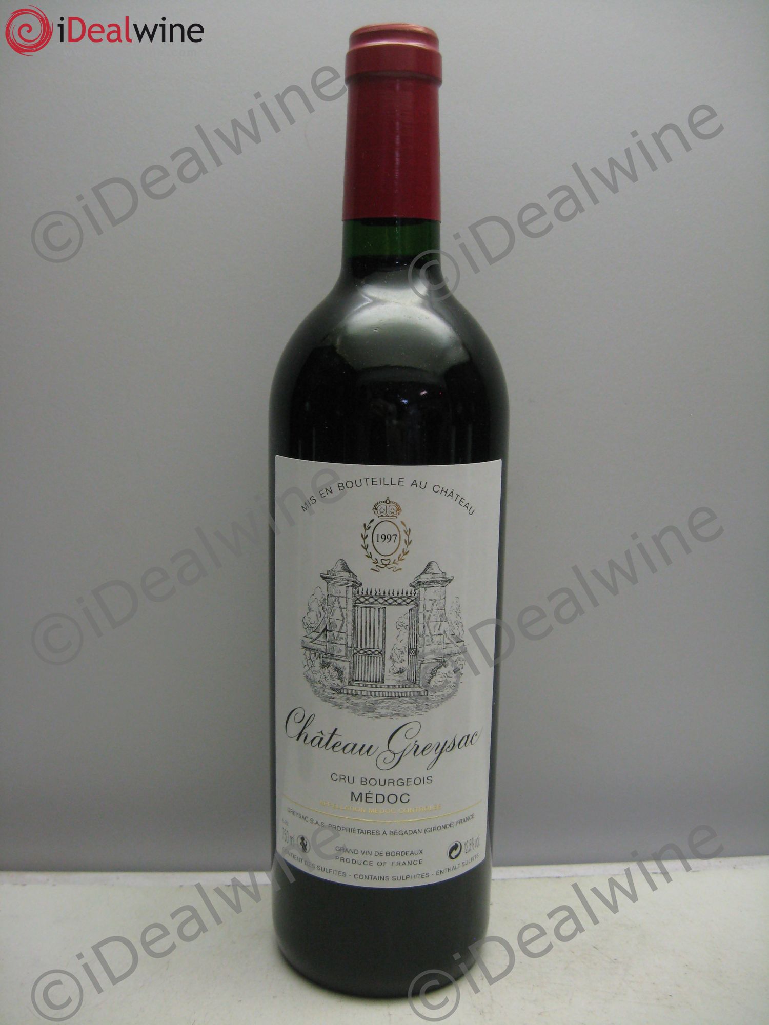 Château Greysac Cru Bourgeois 1997 - Lot de 1 bouteille - 0