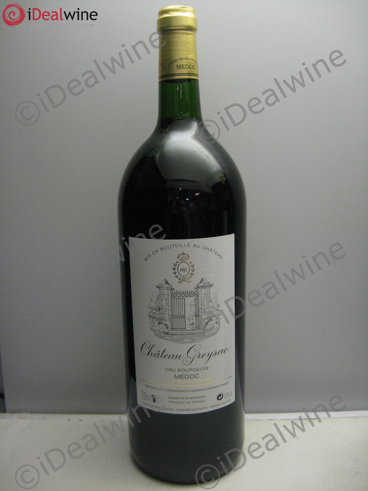 Château Greysac Cru Bourgeois 1999 - Lot de 1 magnum - 0