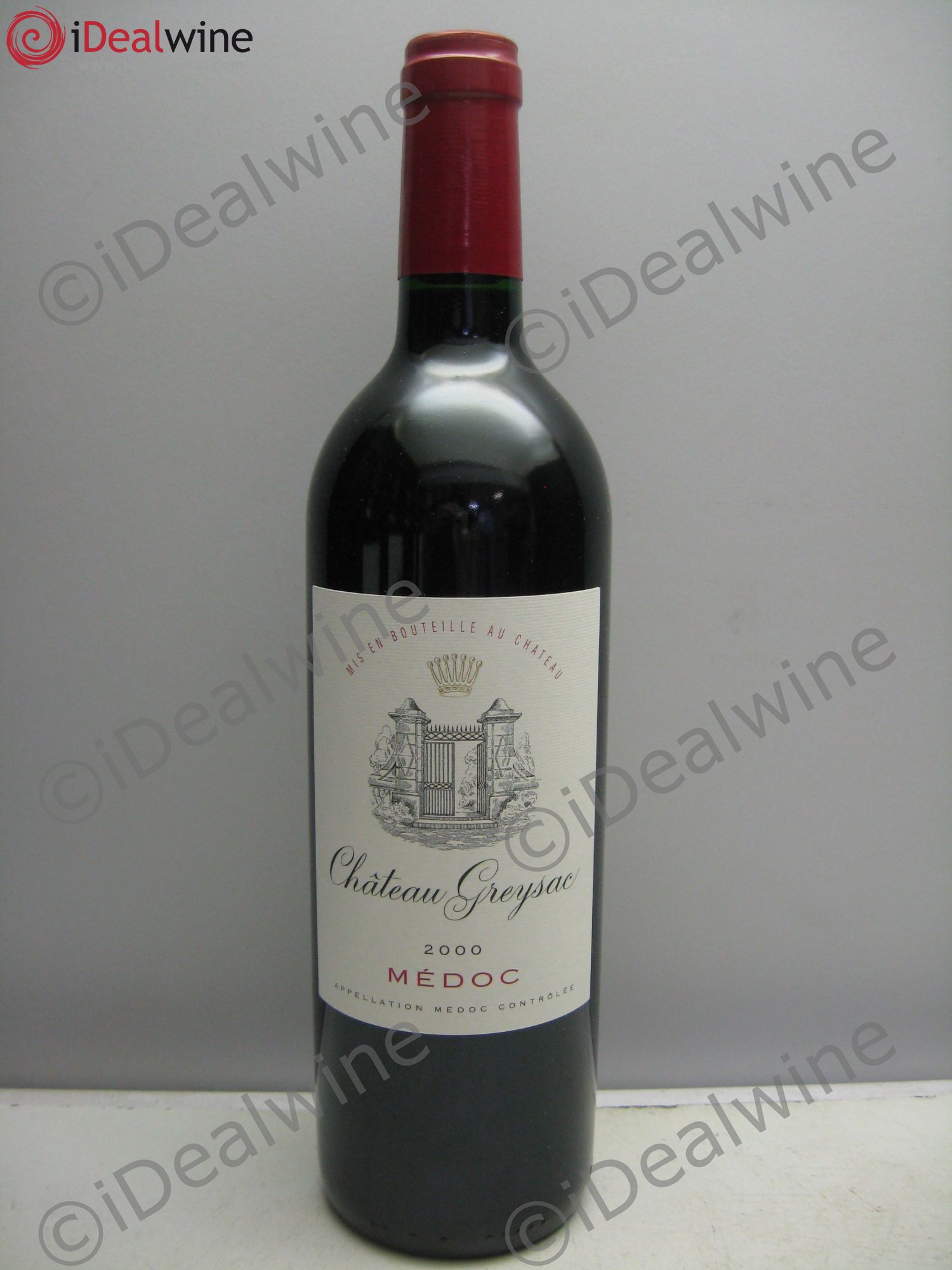 Château Greysac Cru Bourgeois 2000 - Lot de 1 bouteille - 0