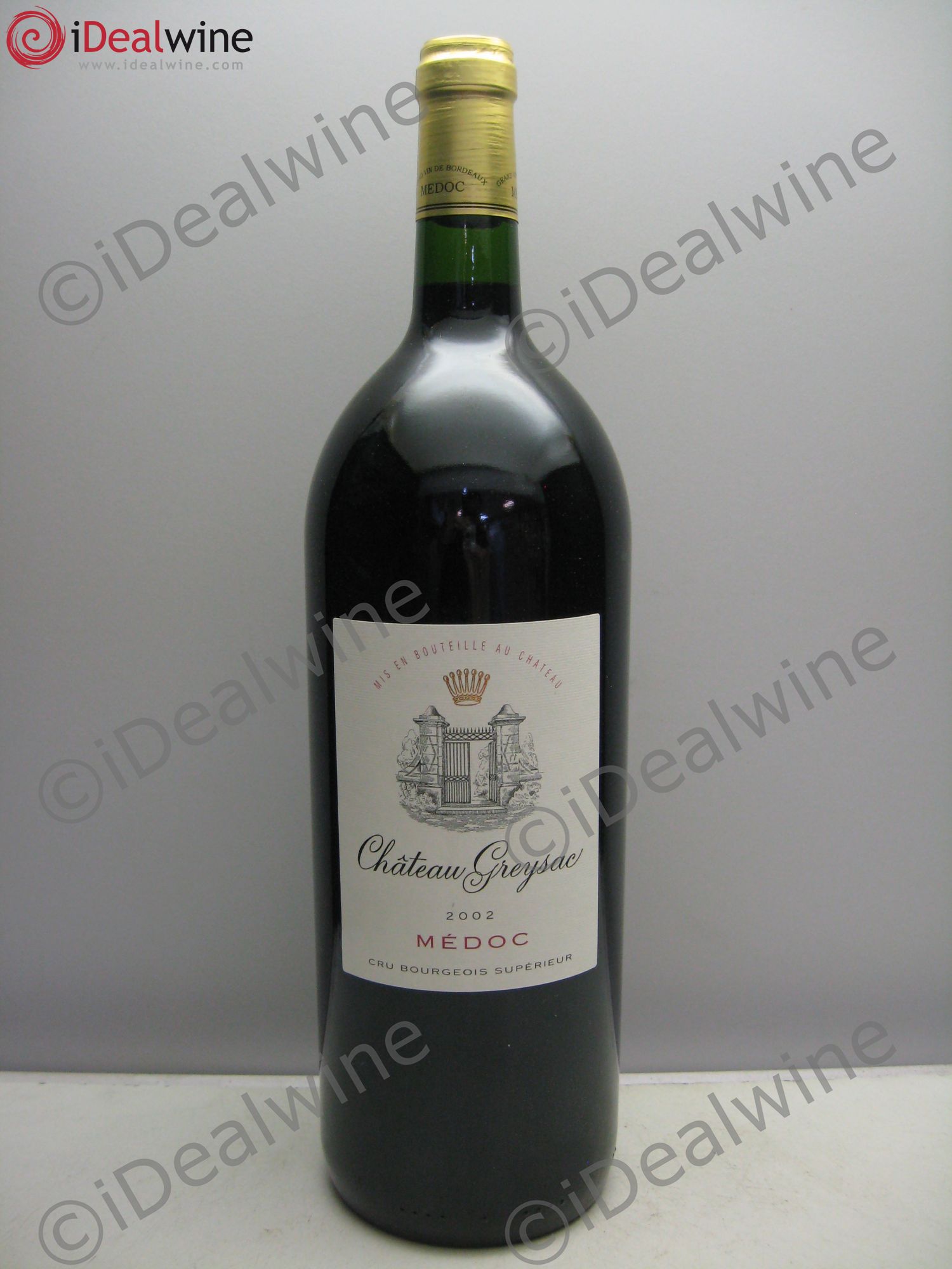 Château Greysac Cru Bourgeois 2002 - Lot de 1 magnum - 0