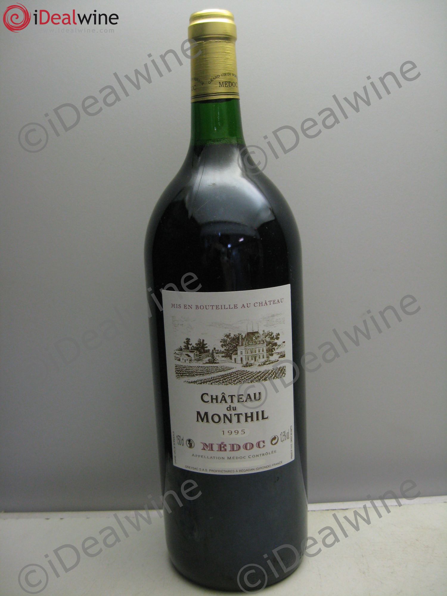 Château du Monthil Cru Bourgeois 1995 - Lot de 1 magnum - 0
