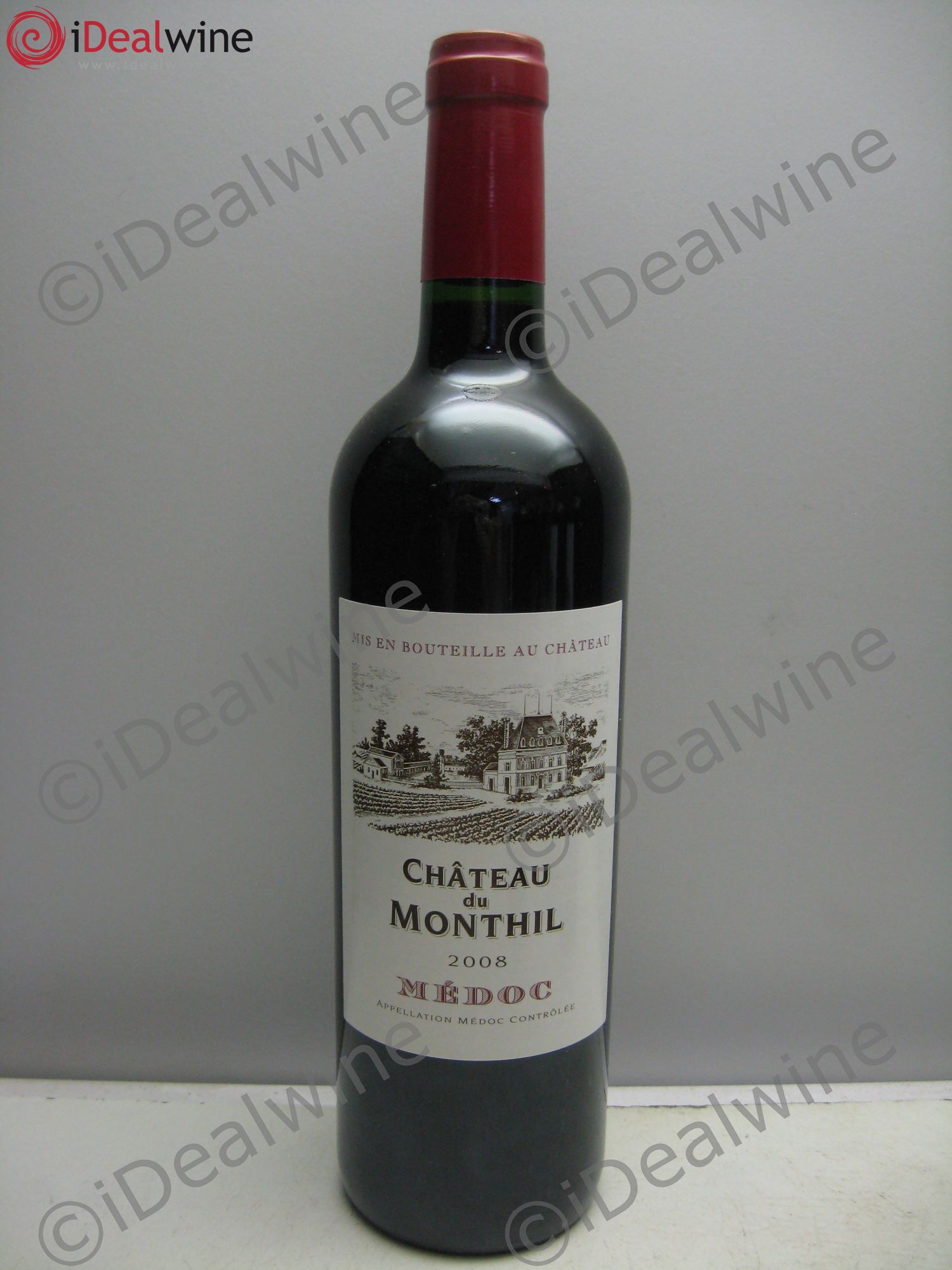 Château du Monthil Cru Bourgeois 2008 - Lot de 1 bouteille - 0