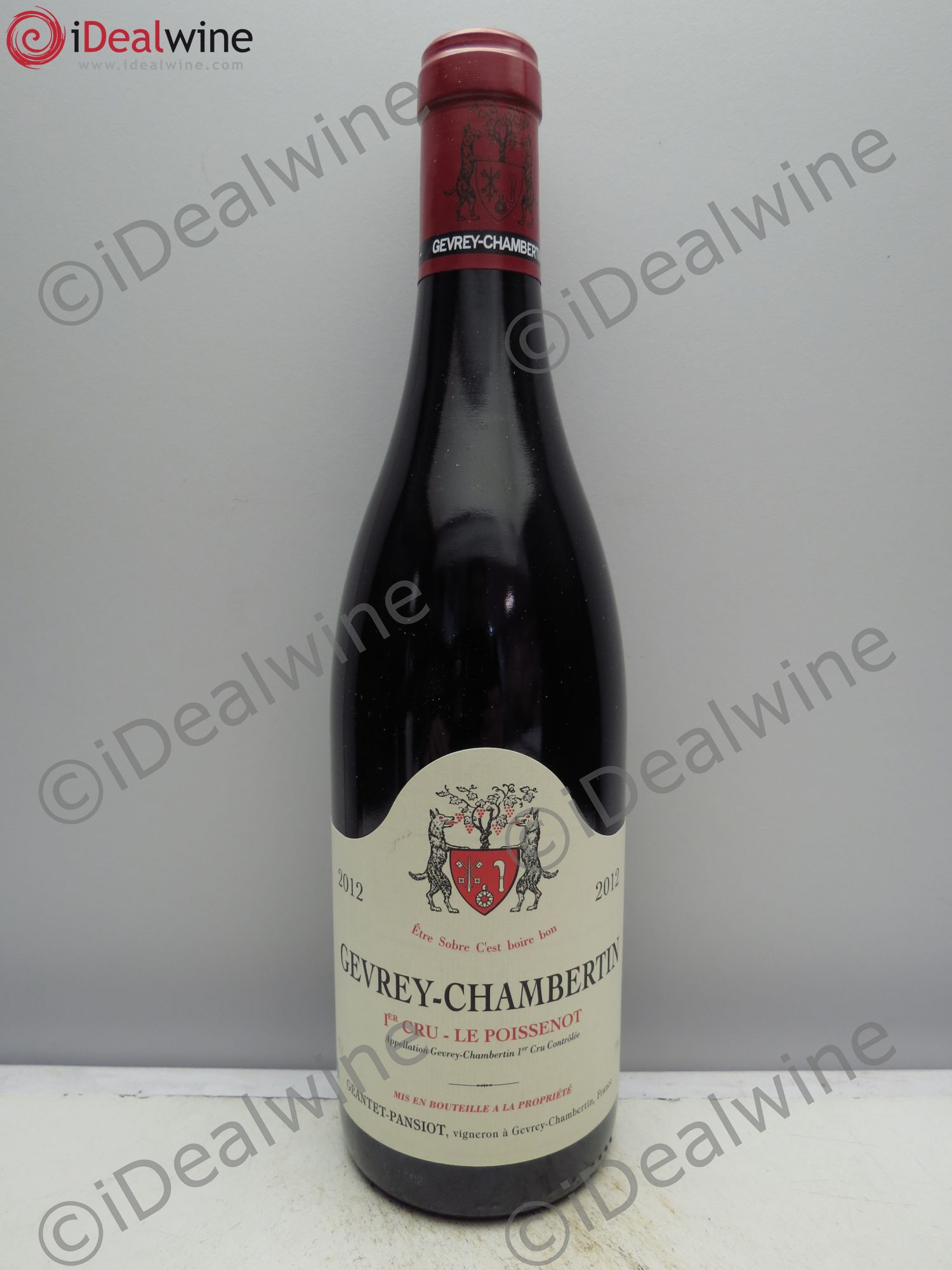 Gevrey-Chambertin 1er Cru Le Poissenot Geantet-Pansiot 2012 - Lot de 1 bouteille - 0