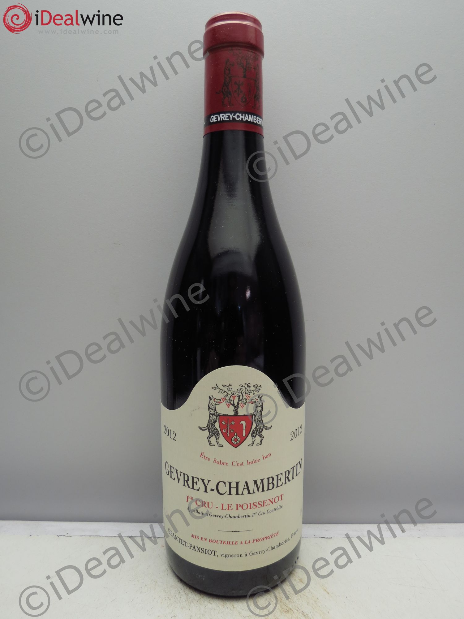 Gevrey-Chambertin 1er Cru Le Poissenot Geantet-Pansiot 2012 - Lot de 1 bouteille - 0
